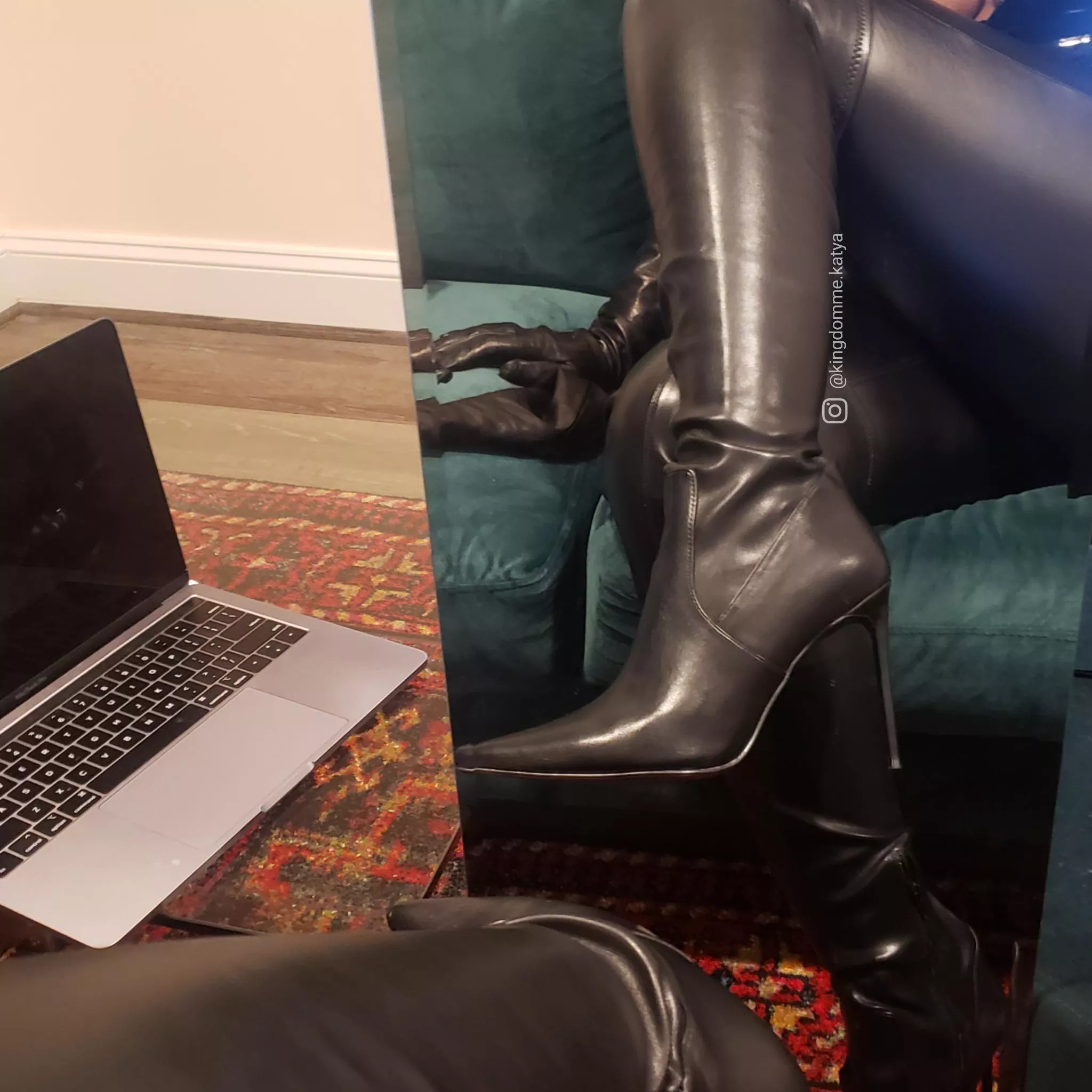 New leather boots just came in! 🥳🥳🥳 posted by kingpinkatya