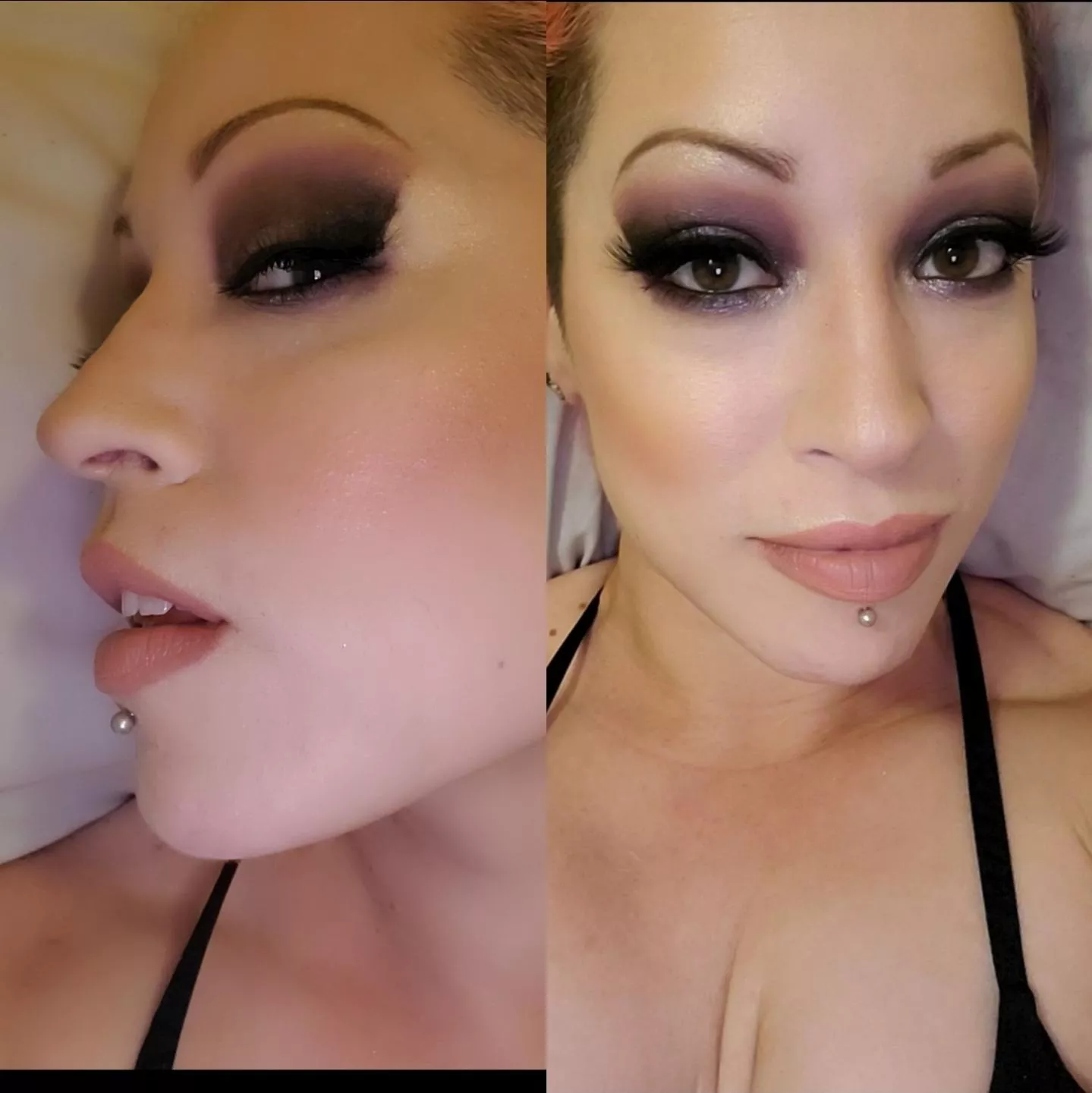 New makeup ðŸ˜ posted by lilmistressfluffy