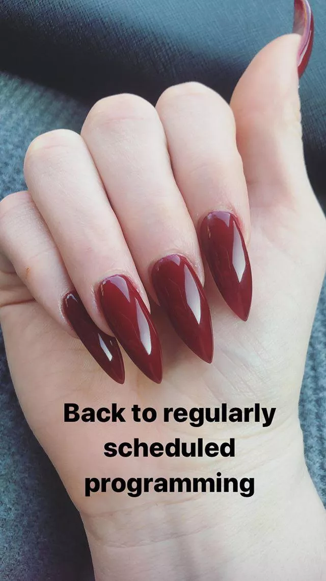 New Nails from my Friendâ€™s GF ðŸ˜ posted by lack_of_reality