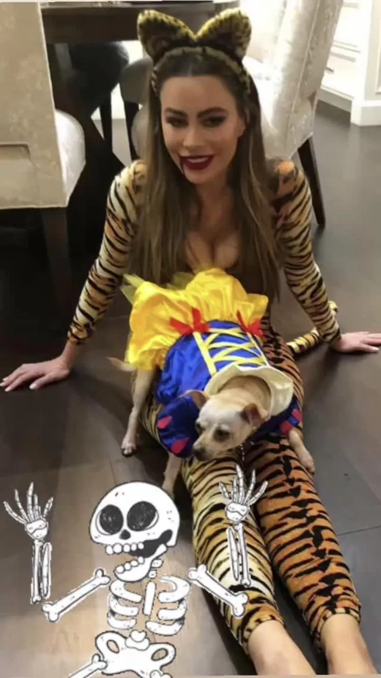 New Sofia Vergara Halloween pic posted by Sinatrafan1915