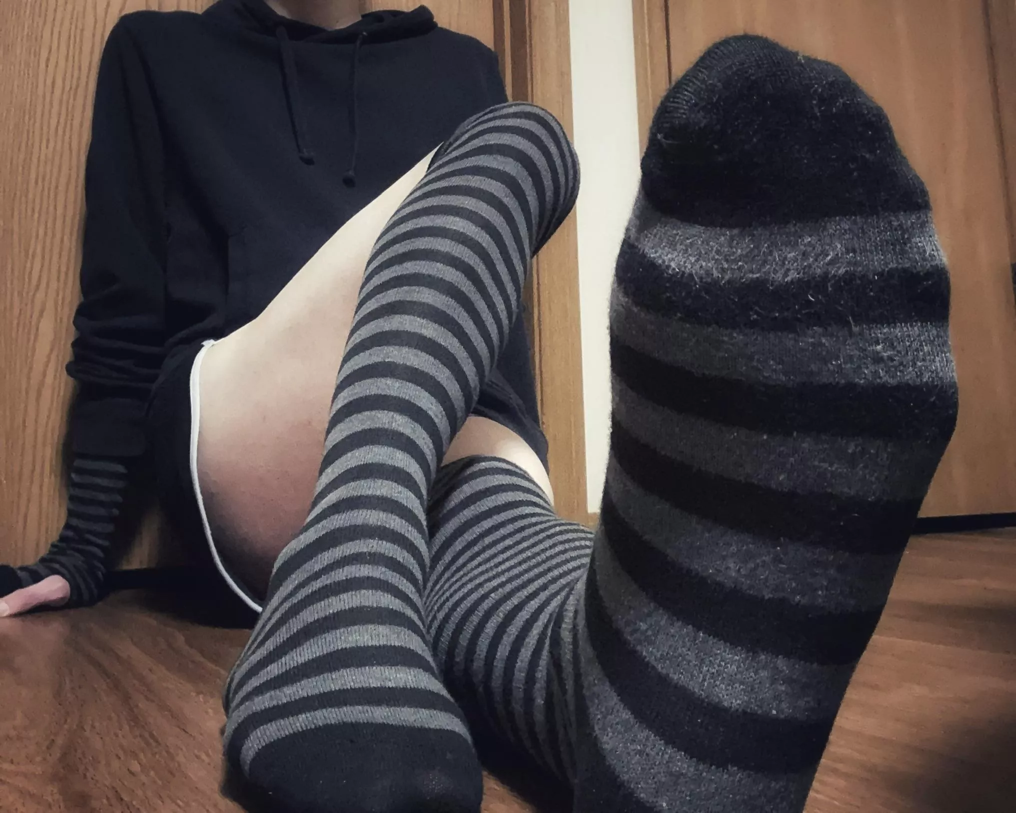 New thigh-high socks... I think they’re kinda cute 😋 posted by Ferris-Argyle