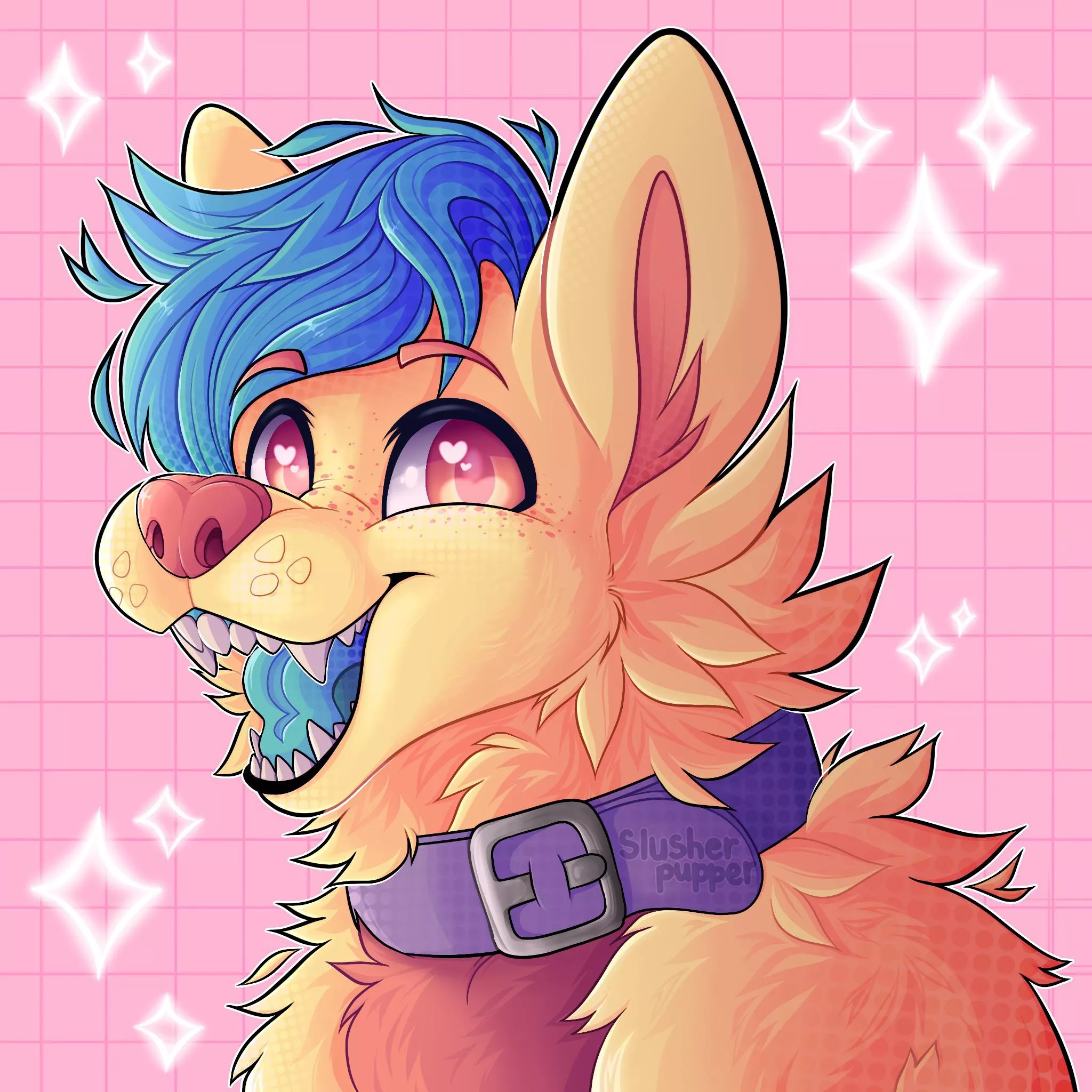 new to reddit! here’s my first post of my sona, slush! posted by SlusherPupper