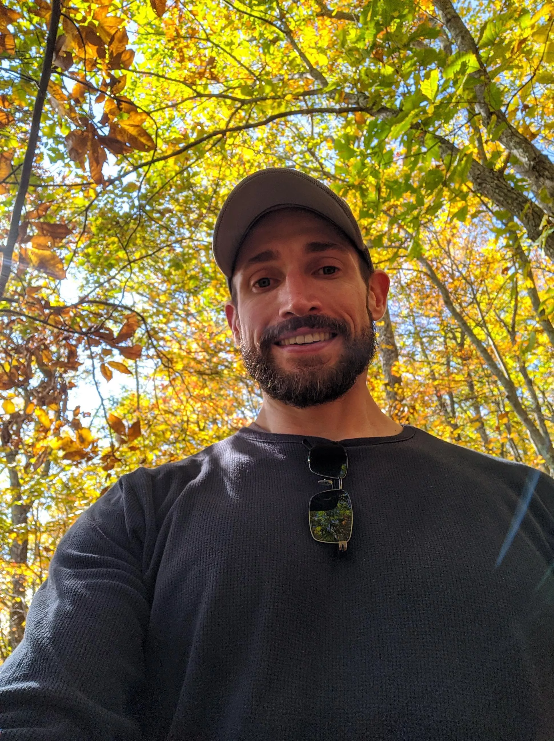 Nice fall hiking day today posted by collect3825