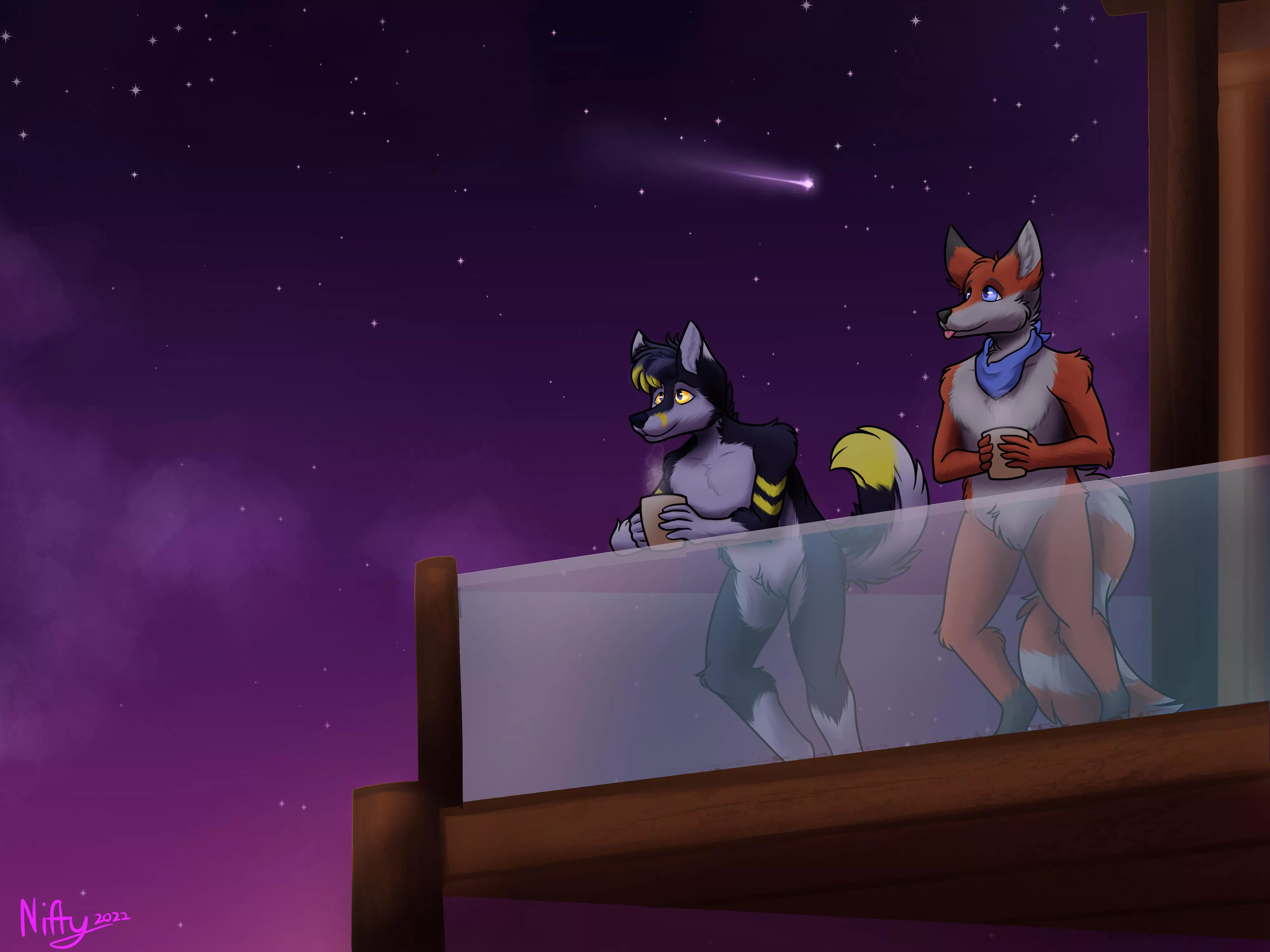 Night Sky! (Art by Me) posted by NiftyNight