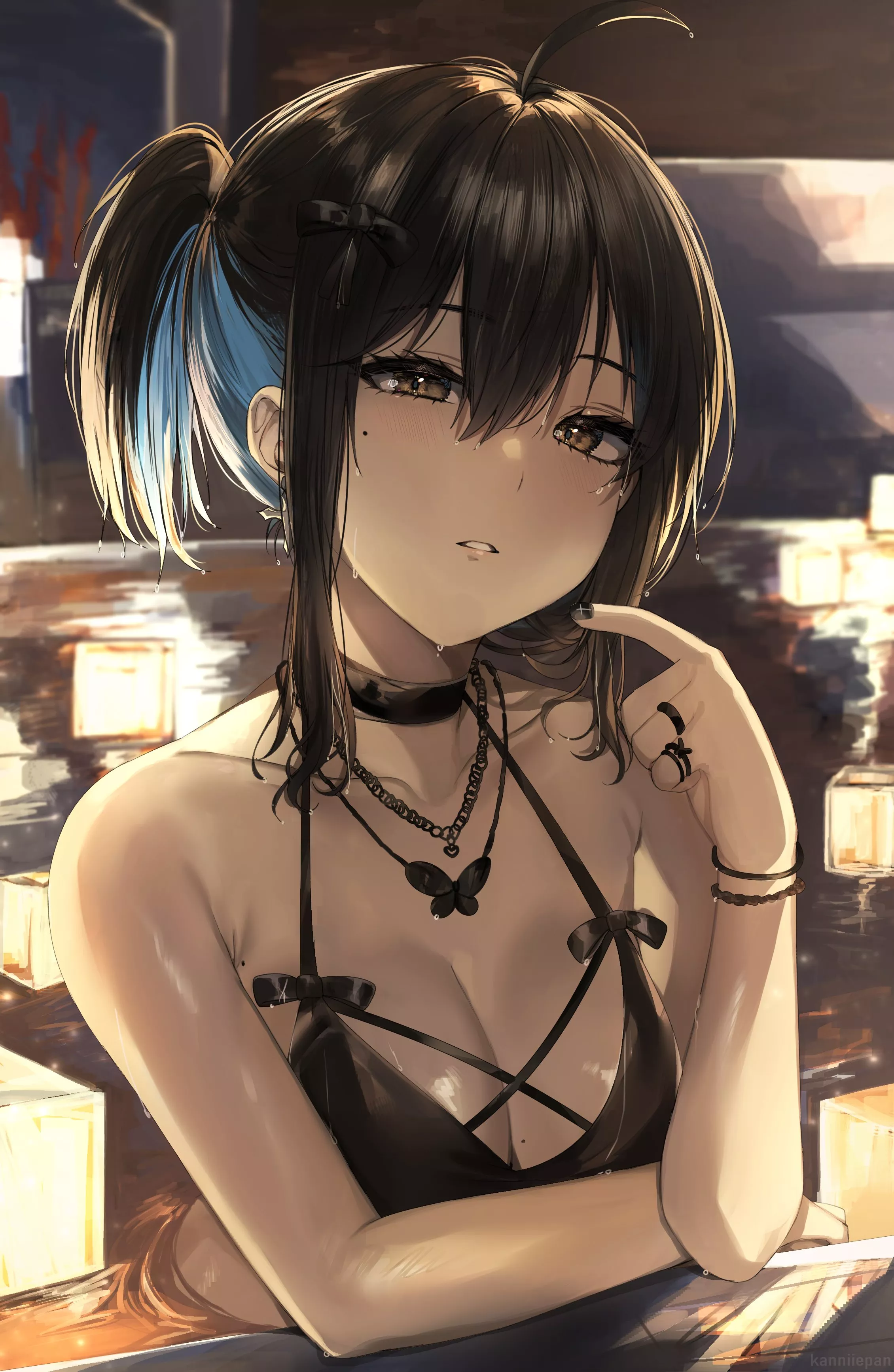 Nighttime Pool [Artist's Original] posted by CheetahSperm18