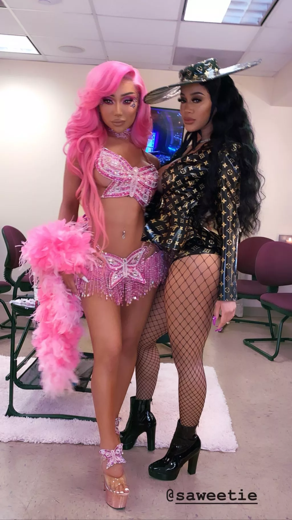 Nikita Dragun & Saweetie posted by dirtyroadwarrior