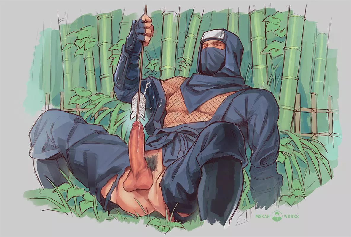 Ninja and arrow posted by ThisAccountshouldnt