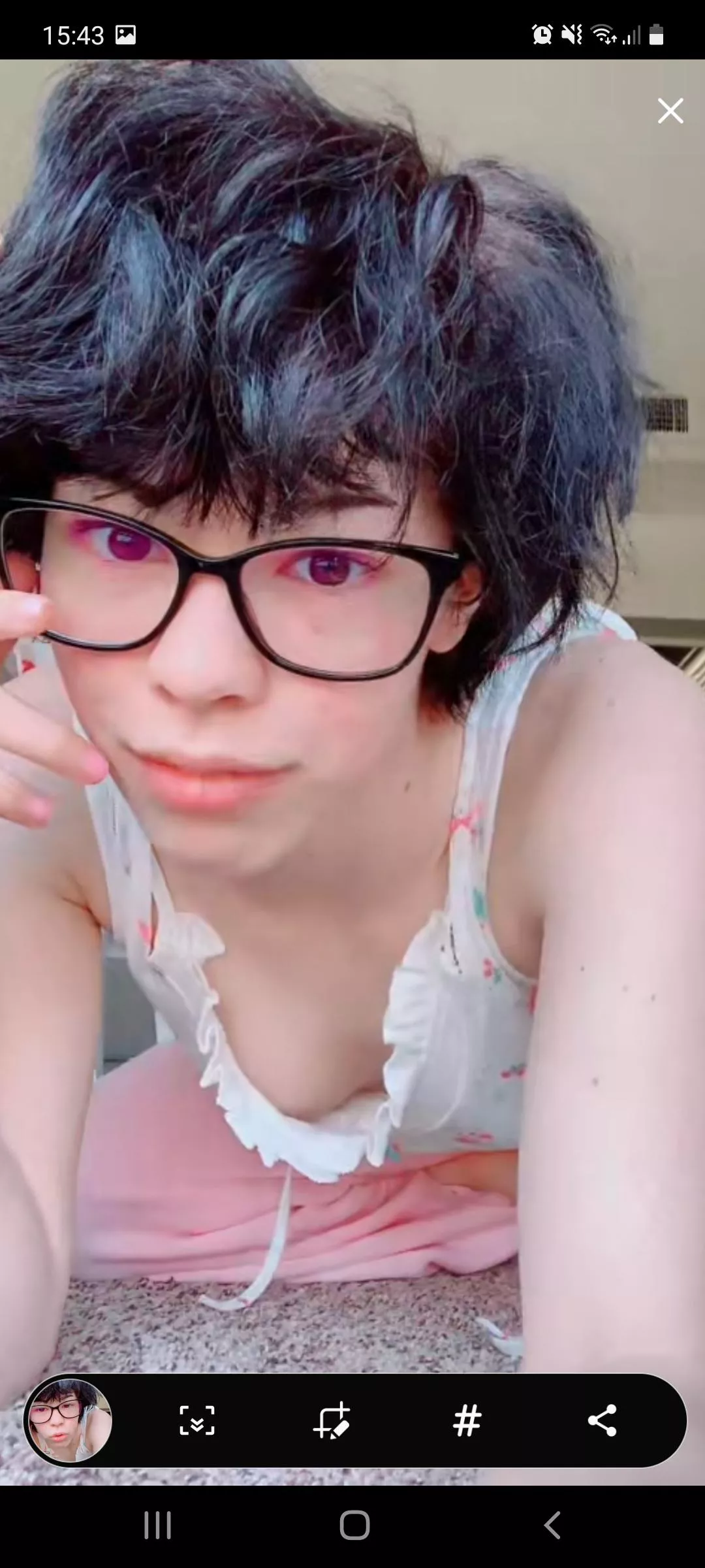 Nip slip on live TikTok posted by SuccessfulEmergency8