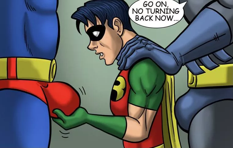 No turning back now Robin… (IcemanBlue) [Batman, Superman] posted by Wakabomb