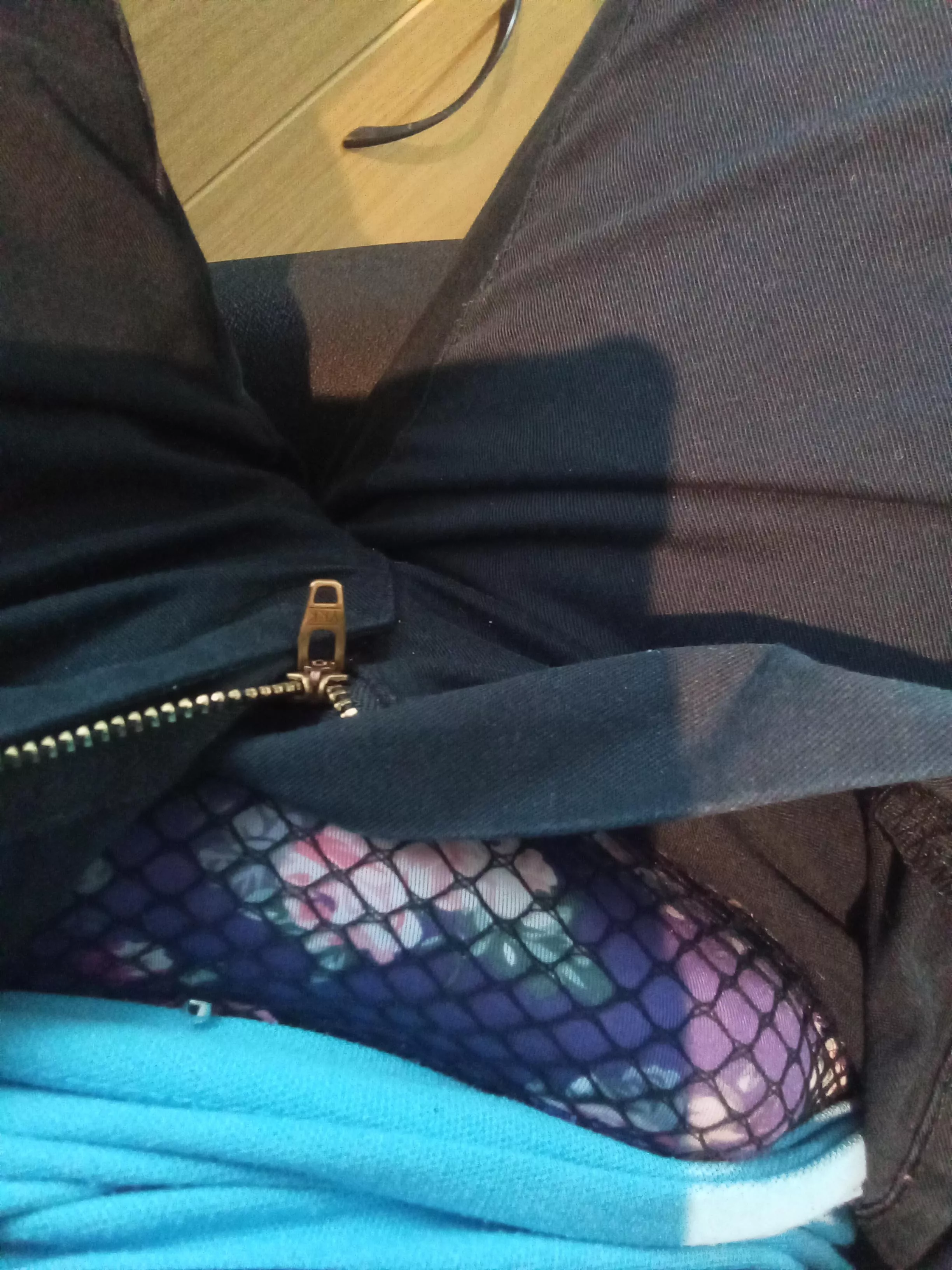 None of my colleagues know what I have on under my work clothes... posted by MysticPlonker