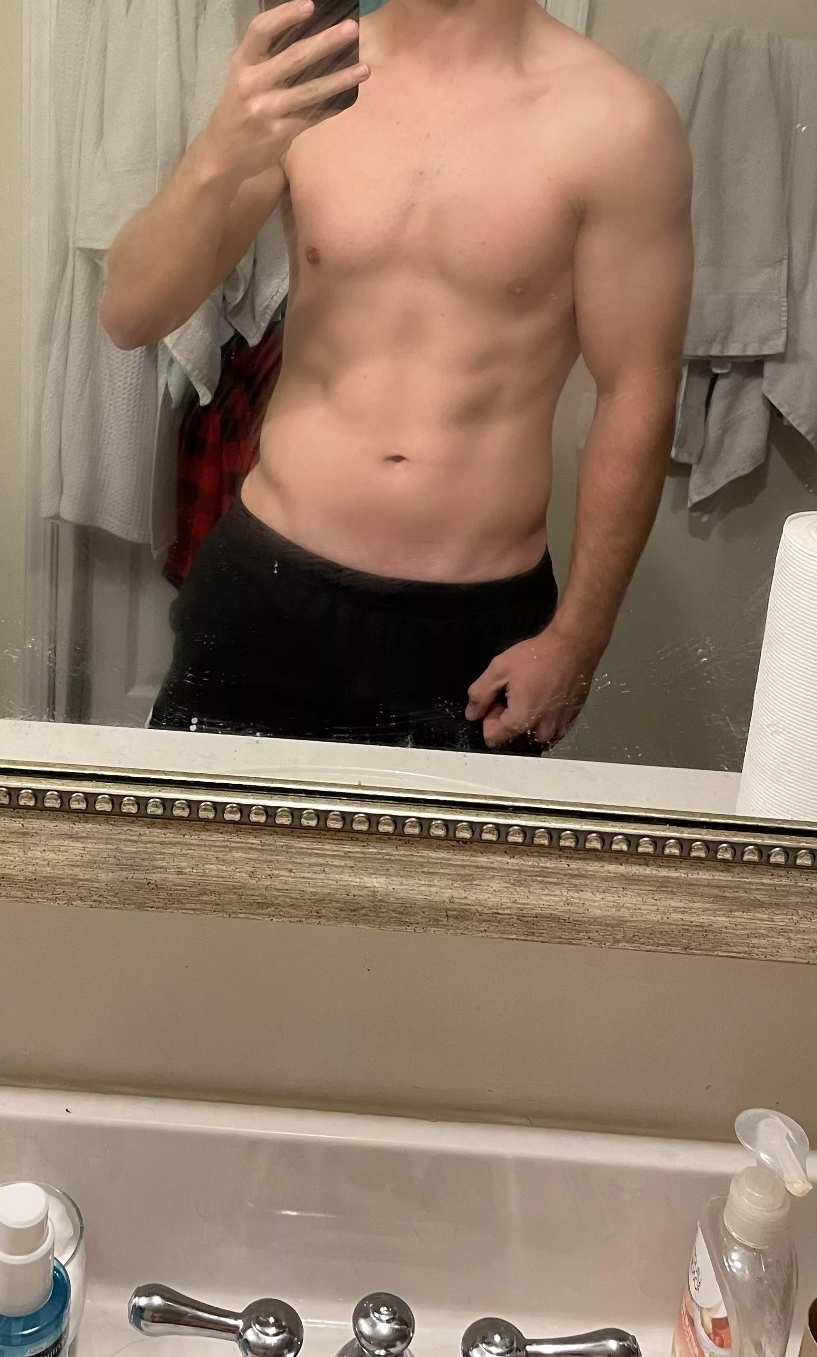 Not at my goal but figured I’d post the journey there and hopefully y’all like (26) (m) posted by oliveandj