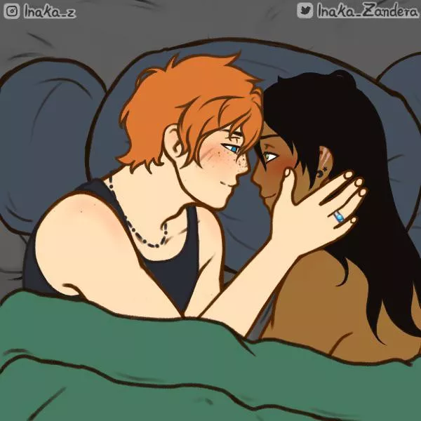 Not enough POC in Yaoi. Its a shame. So I used this Picrew to make my DND Character and his lover. :3 posted by Kayden_Pauser