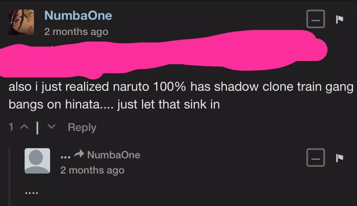 Not pornhub but buruto comment section 🤒 posted by Cozmoboi