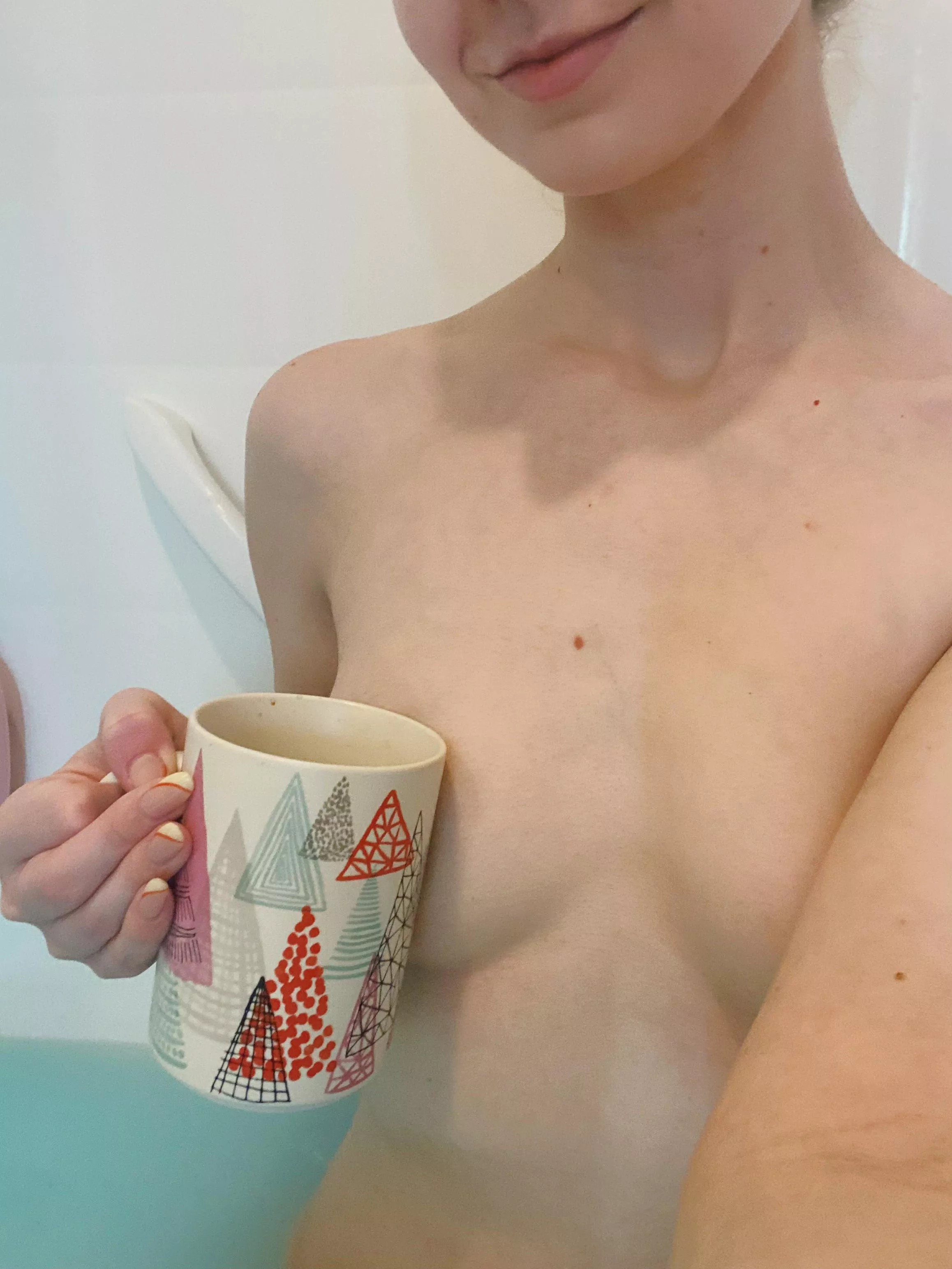 nothing better than a coffee with my bath posted by flatlacroix2