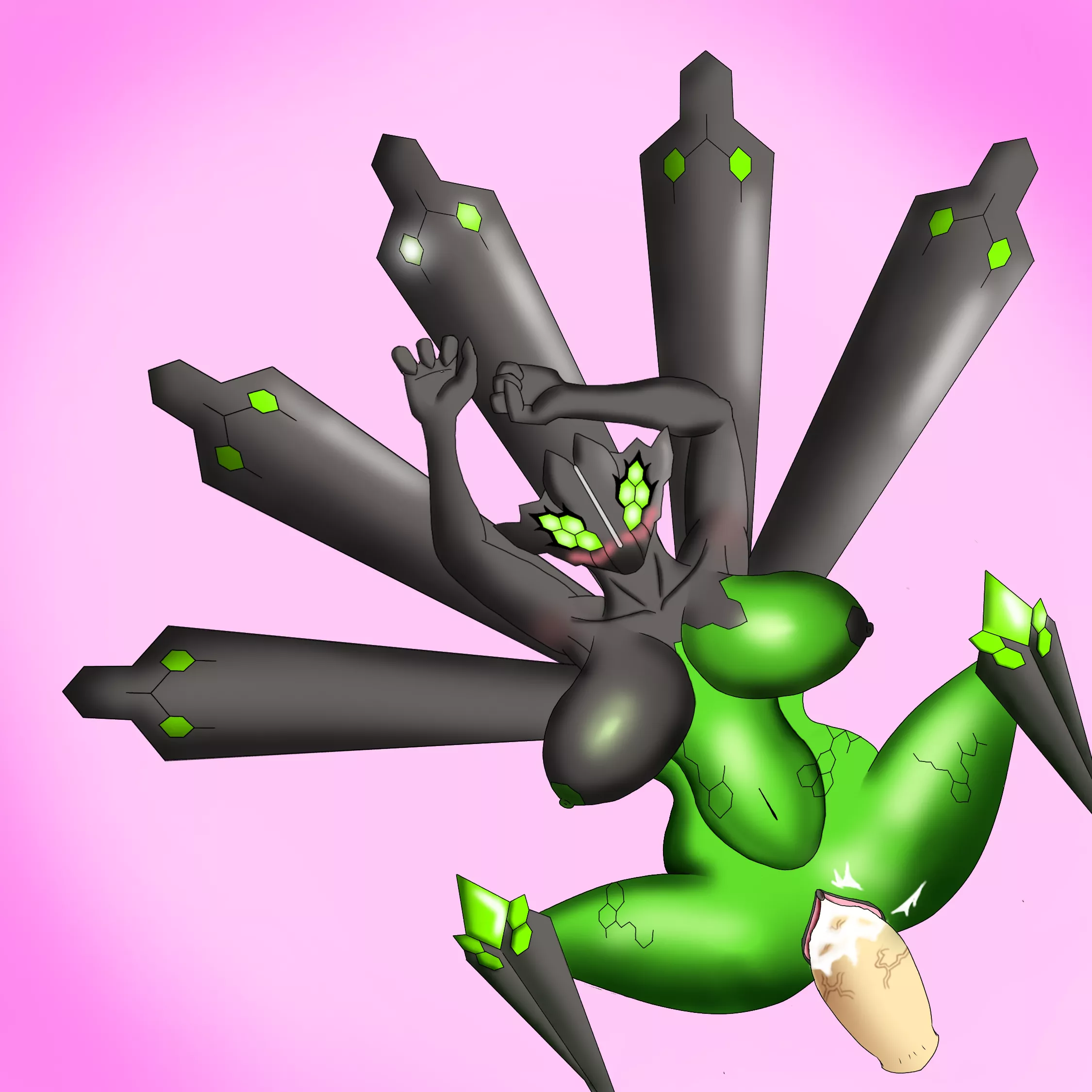 Now for something different: anthro zygarde posted by blimp_lover