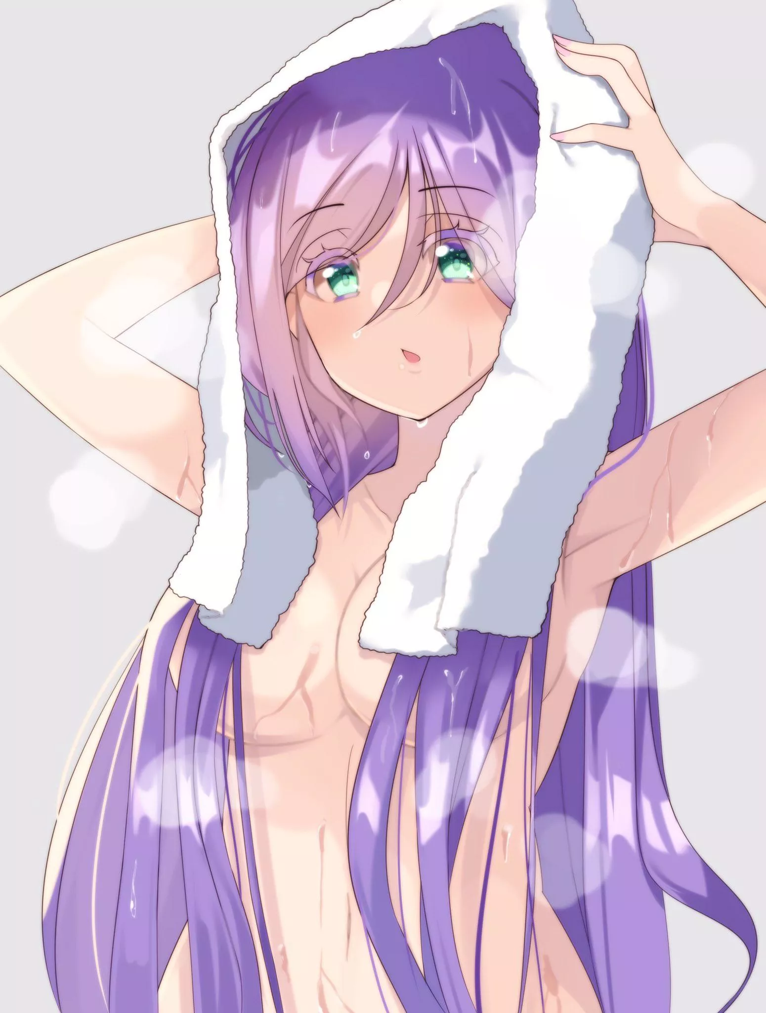 Nozomi after a bath posted by midnightassassinmc