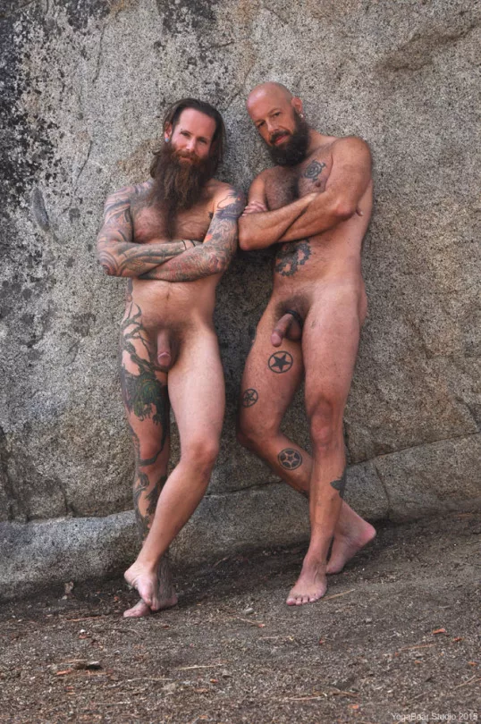 [NSFW: Full Nudity!]Remember that man I posted who was admiring his own tool? Well, he has a friend. posted by VikingsThrall