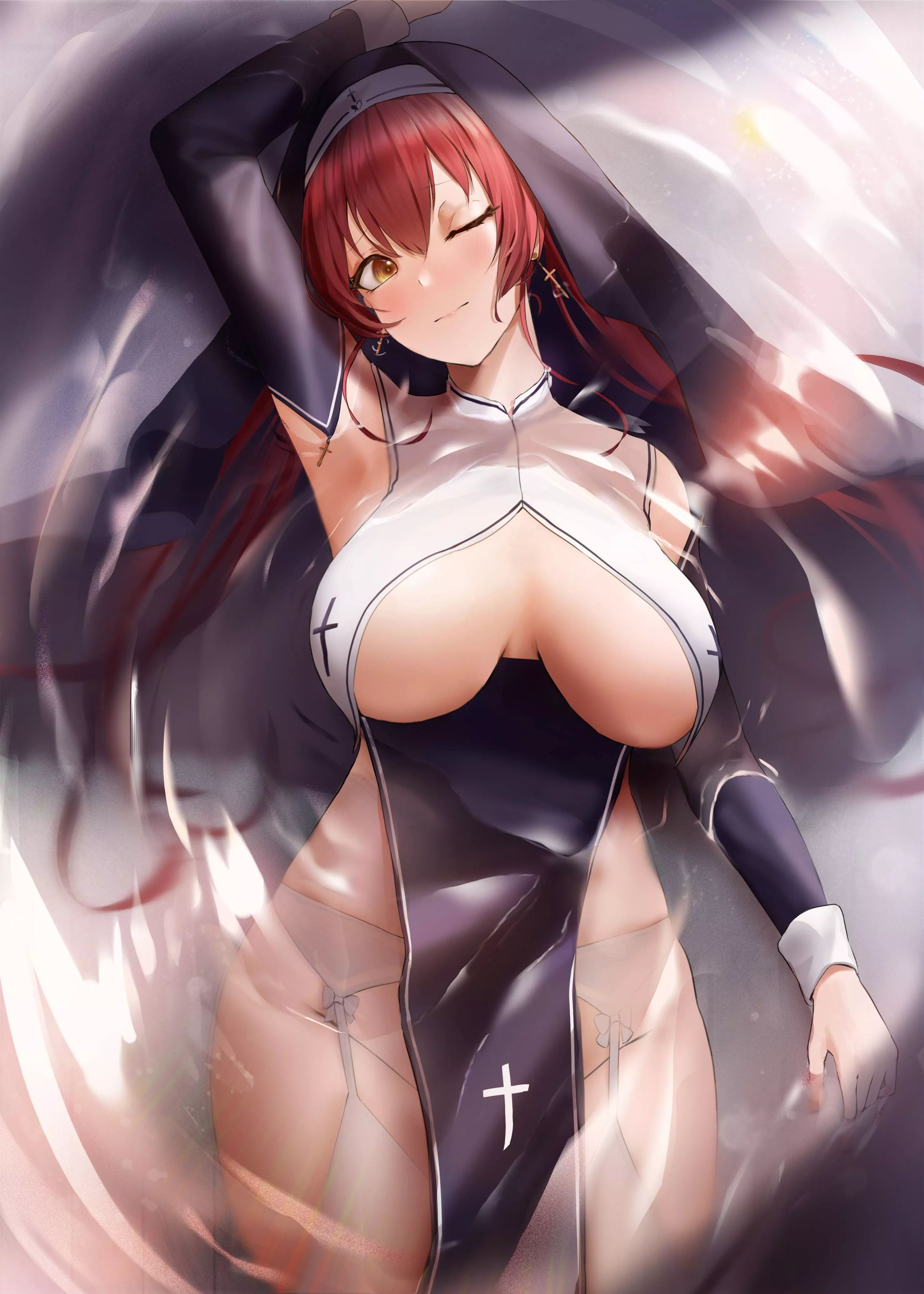 Nun Houshou Marine [Hololive] posted by CheetahSperm18