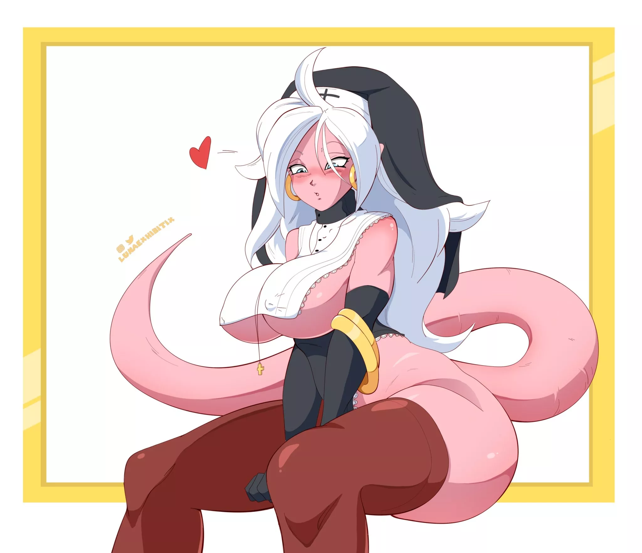 Nunday Sunday Funday with Android 21 (lunaexhibitix) [DragonBall FighterZ] posted by Souted