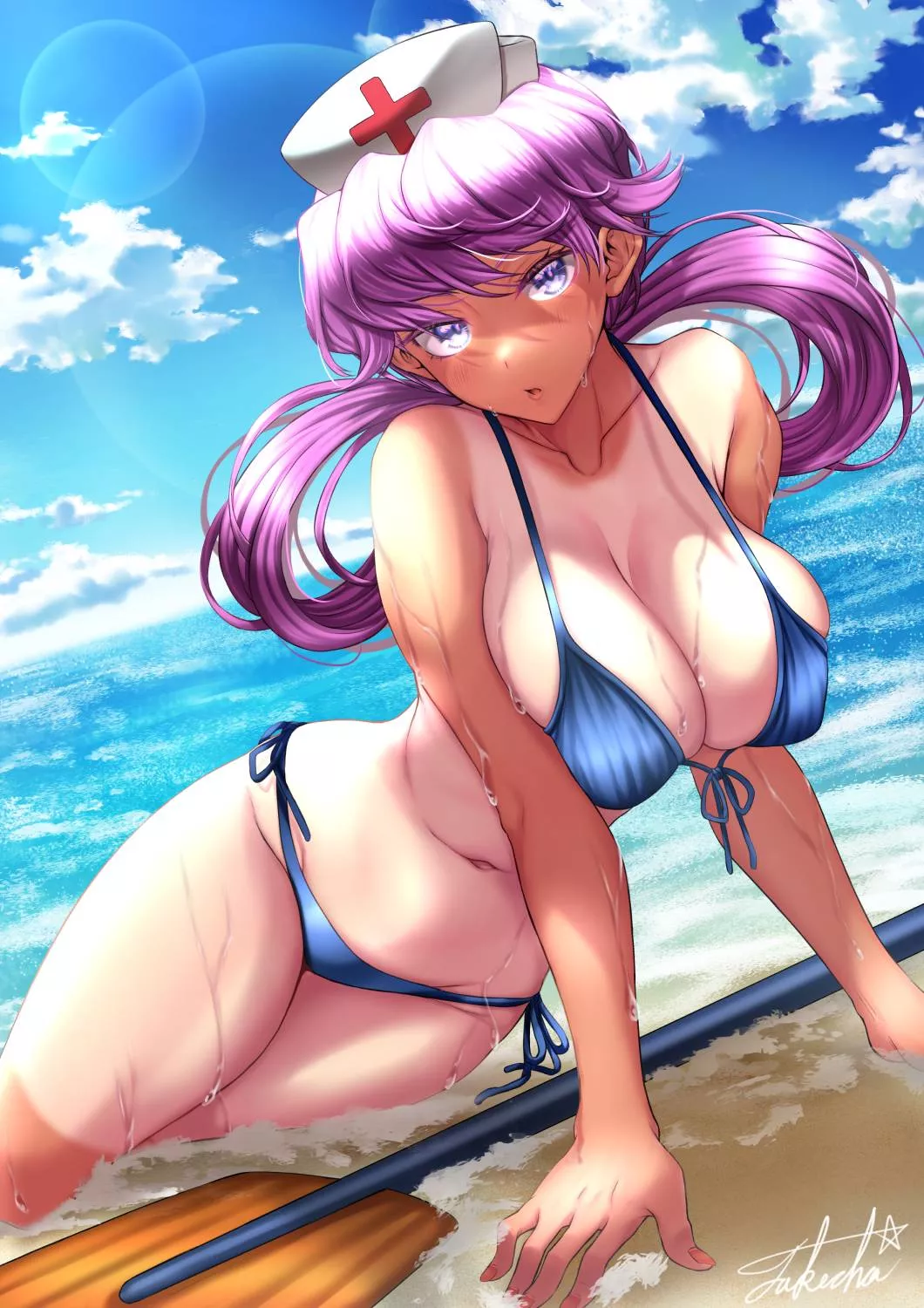 Nurse Joy at the Beach posted by CheetahSperm18