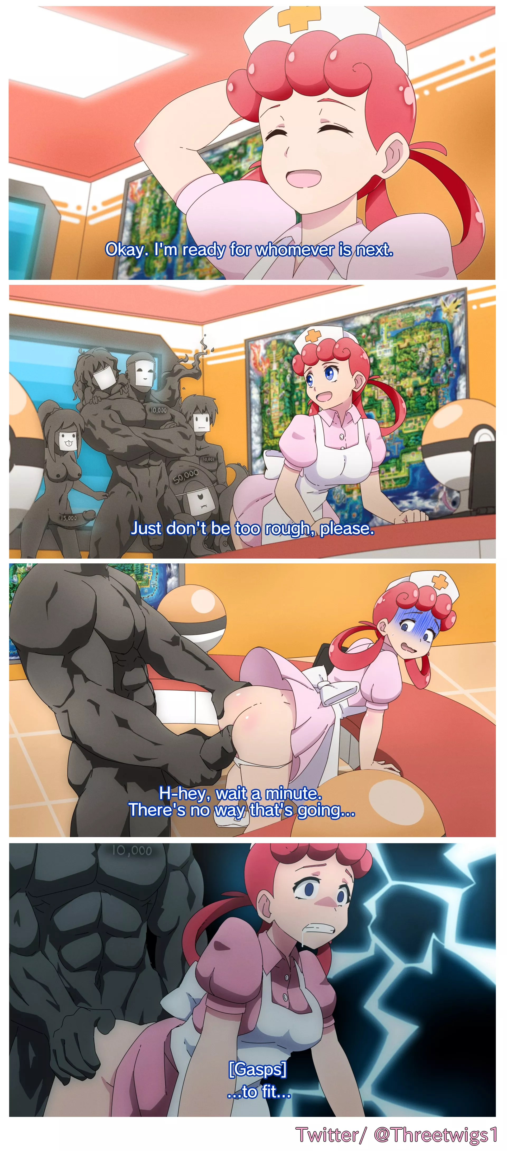 Nurse Joy Comic Strip (Threetwigs) [Pokemon] posted by 3Twig