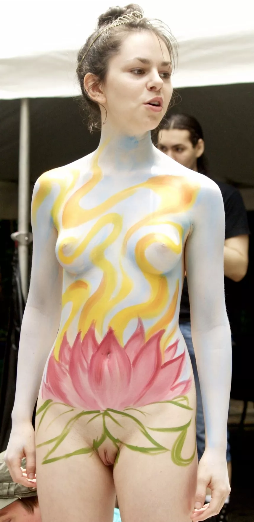 NYC bodypainting day chick posted by redditphotosonly