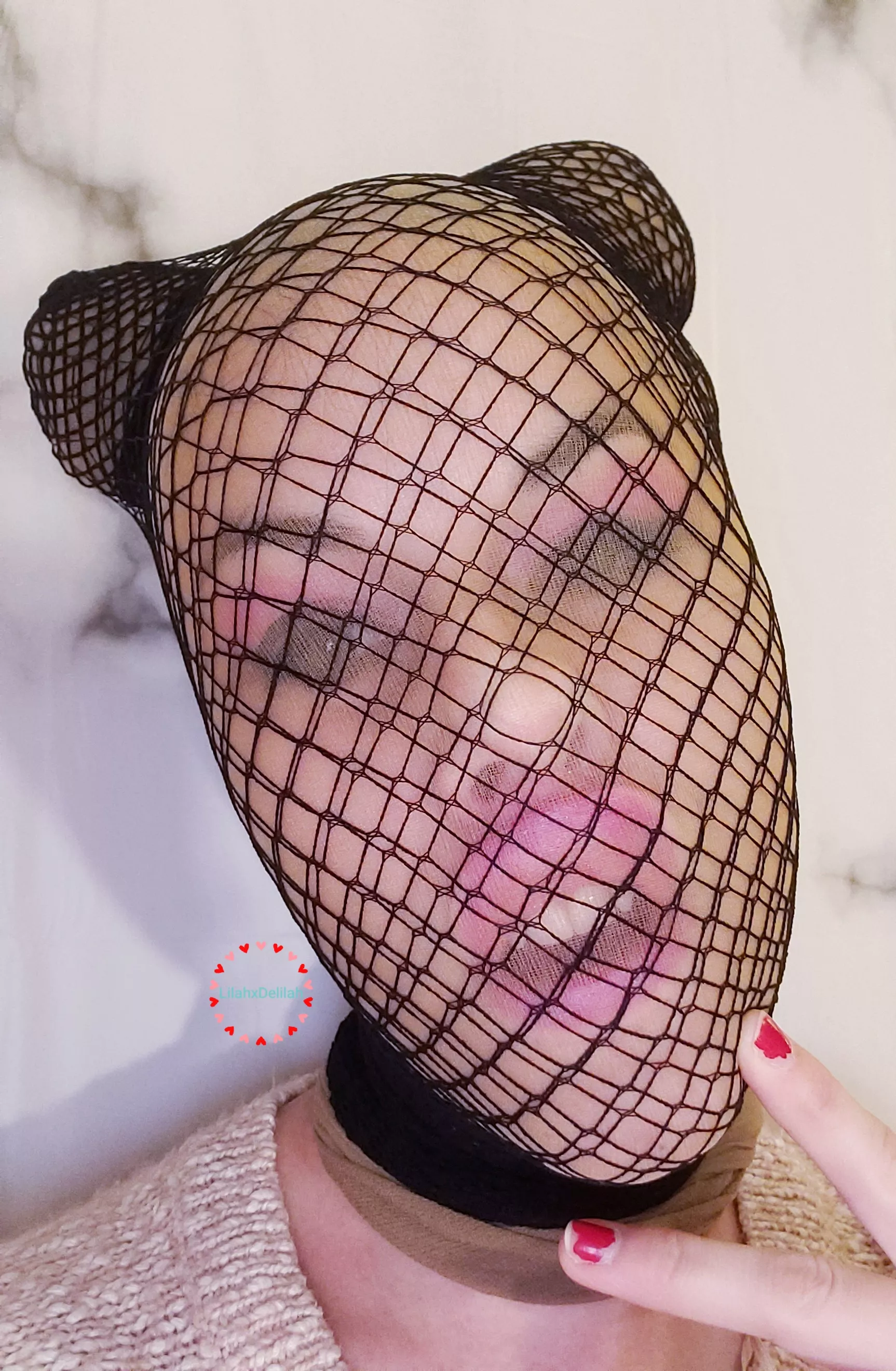 Nylon & Fishnet Hoods feel so good to rub against ;) posted by LilahxDelilah