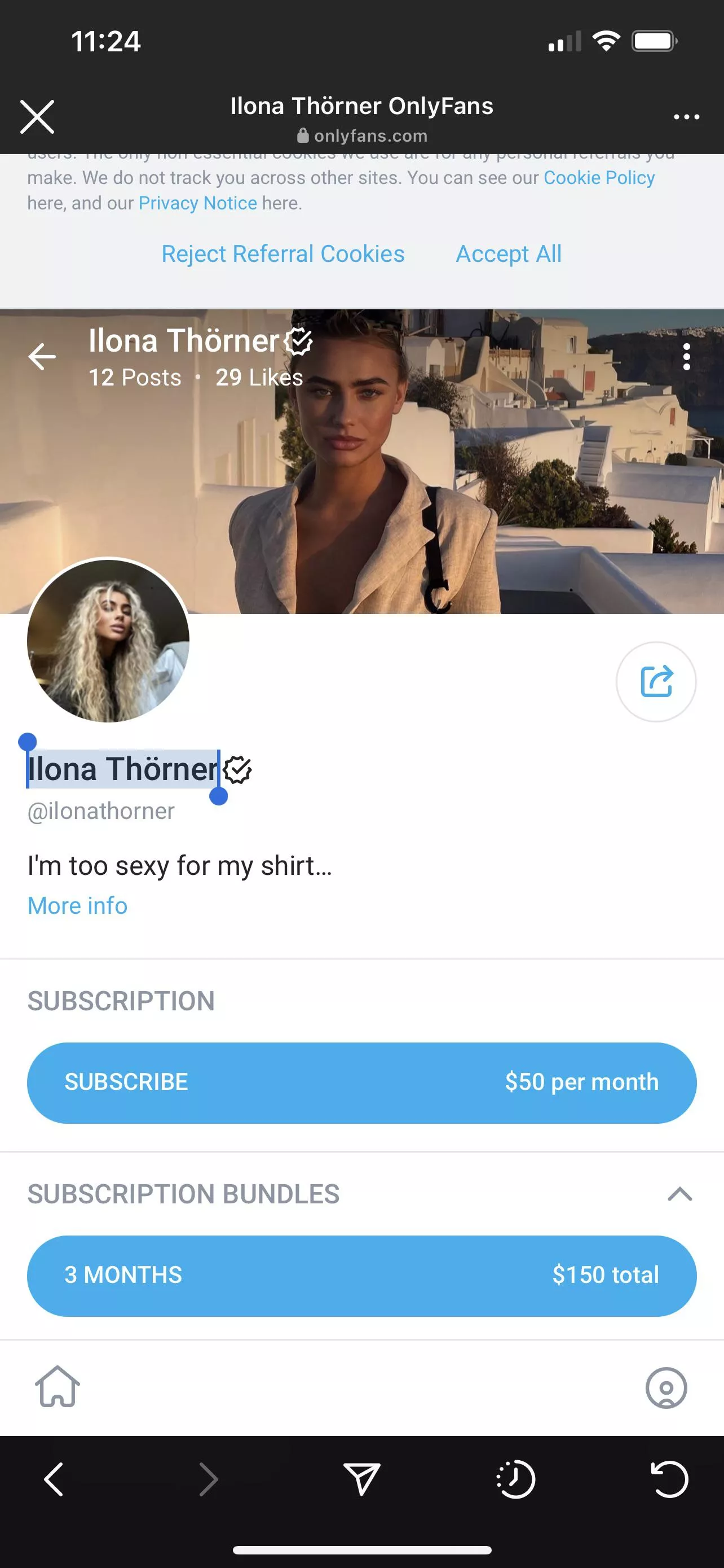 Någon som har på hennes onlyfans? posted by Proper-Response-6493