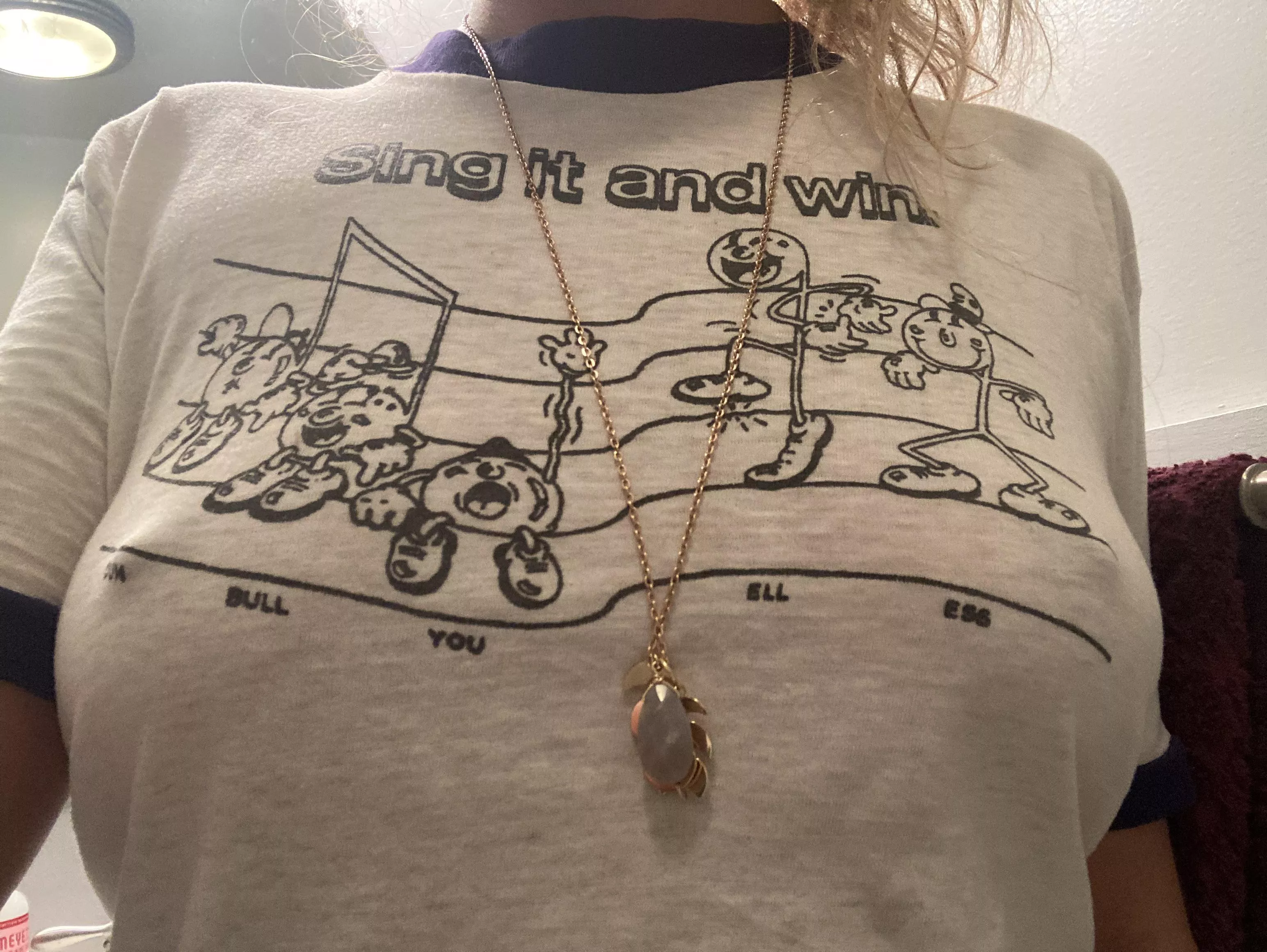 Obsessed with this shirt I got at the antique show. posted by Bubblerainbow3