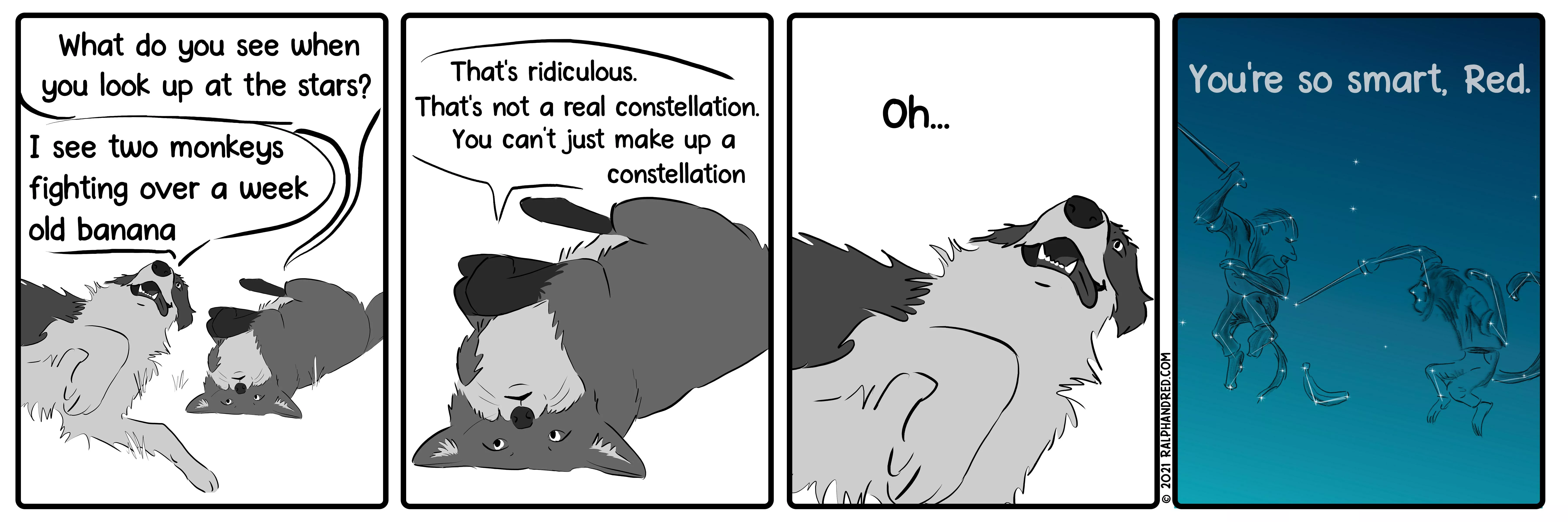 [OC] Constellations - Ralph and Red posted by RalphandRed