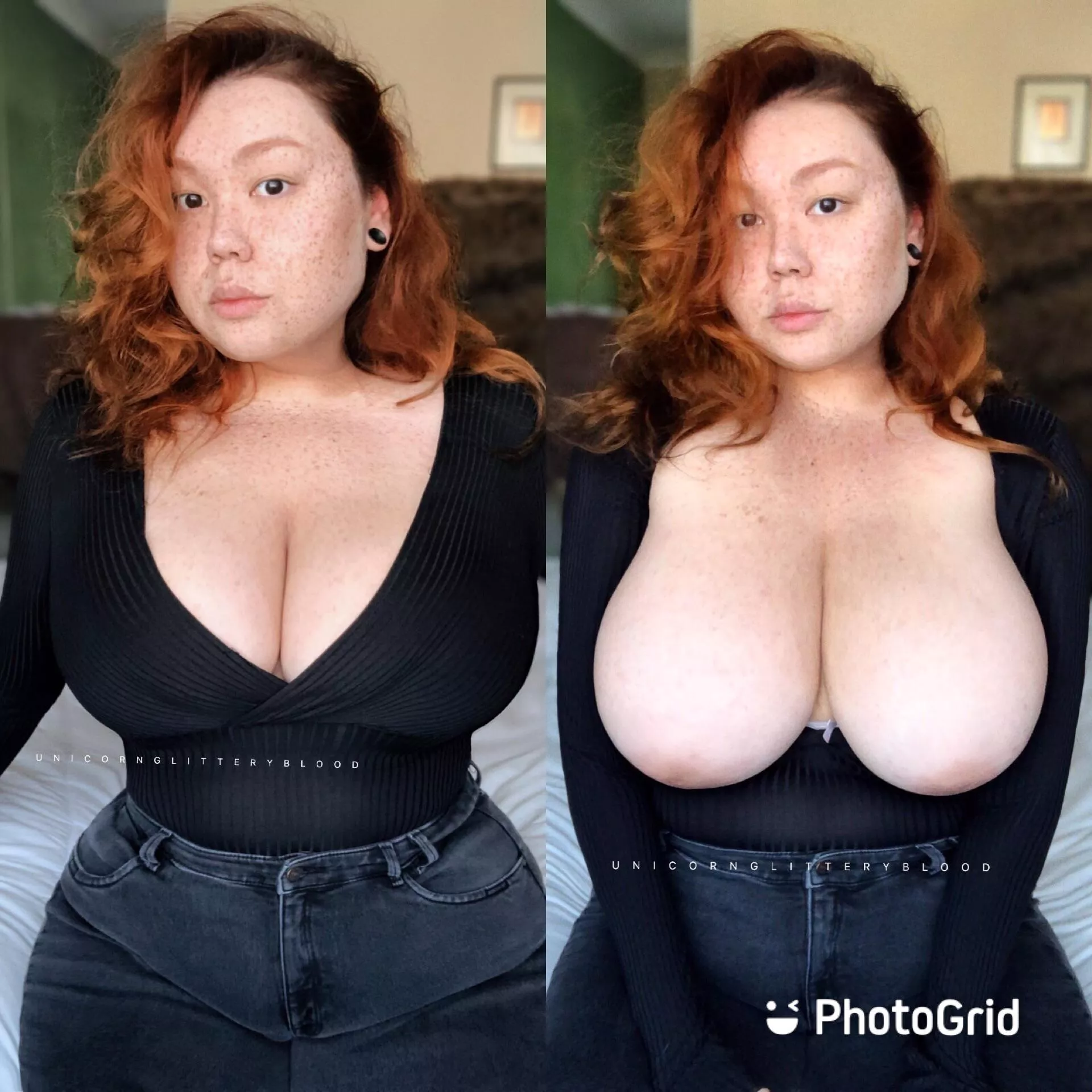 [OC] did you ask for a busty mixed Asian girl this Christmas? posted by Unicornglitteryblood