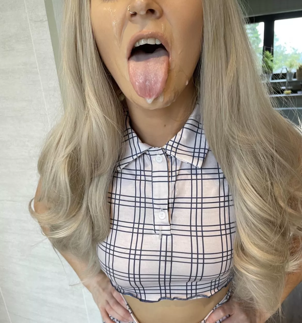 [oc] 💖🥰 nothing like a face full of cum to make me happy posted by _sweetluna