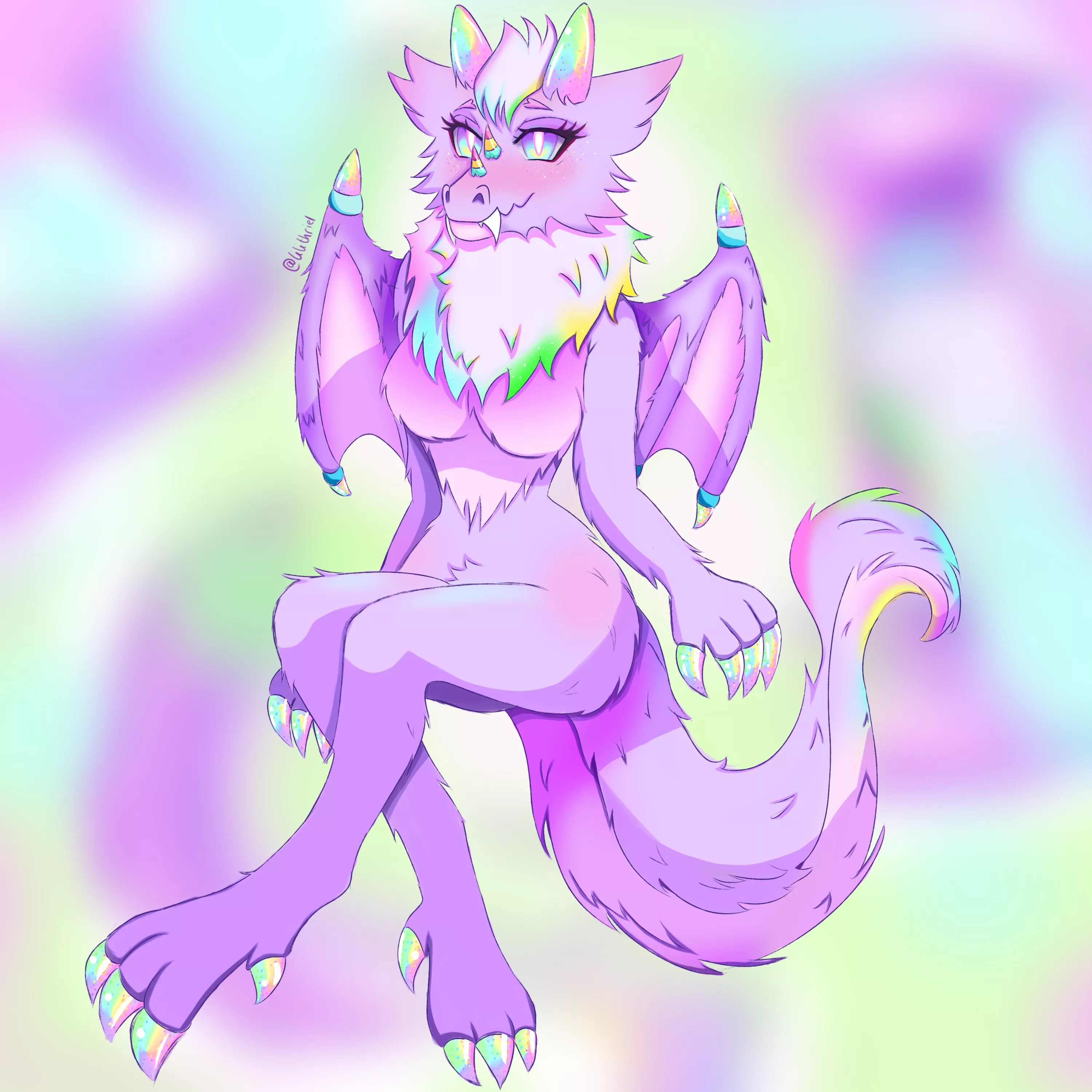 [OC] Opal my Little Furry Girl i just drew <3 posted by Pederleitsche