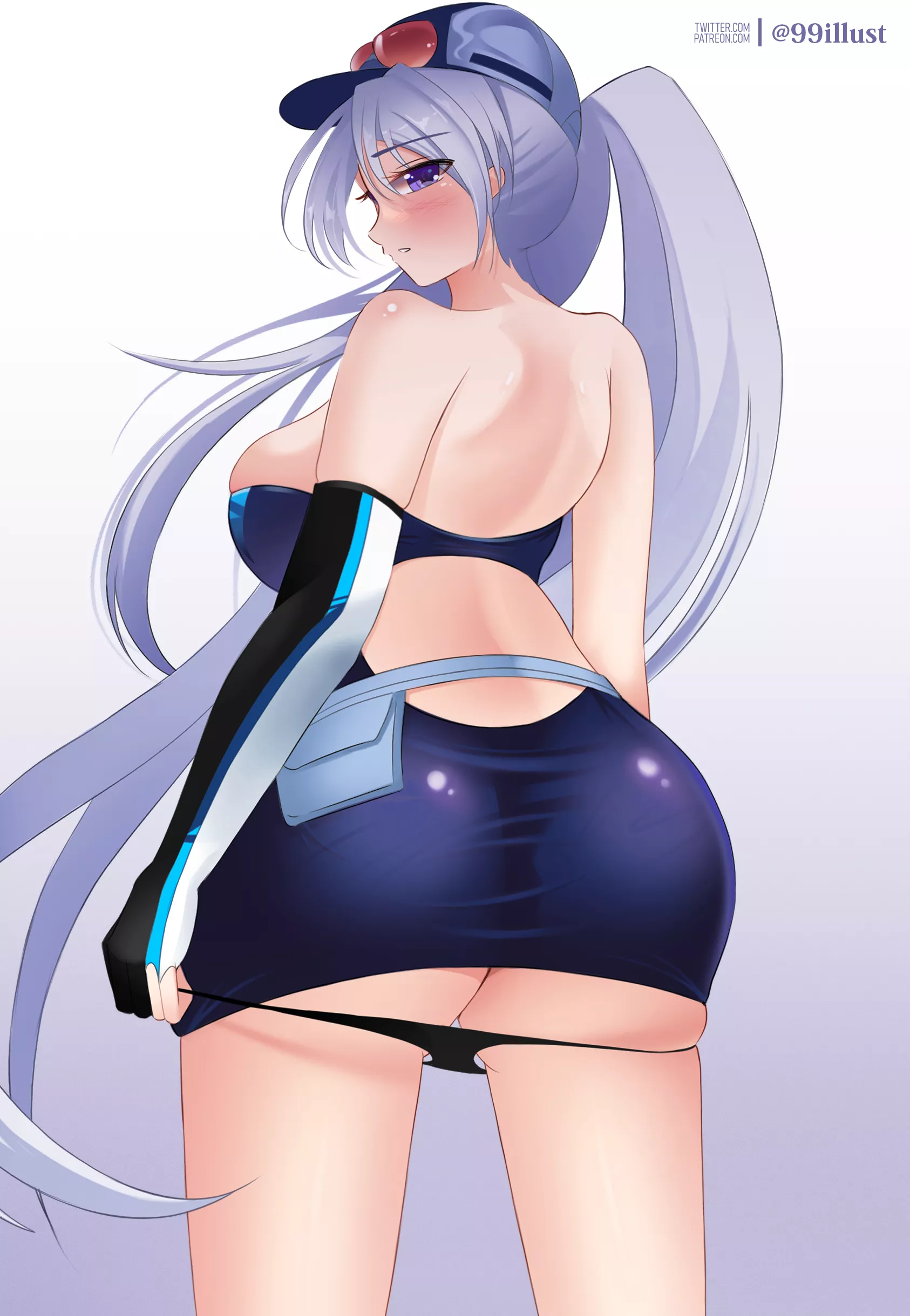 [OC] Race Queen booty (Enterprise, Azur Lane) posted by bdhentai