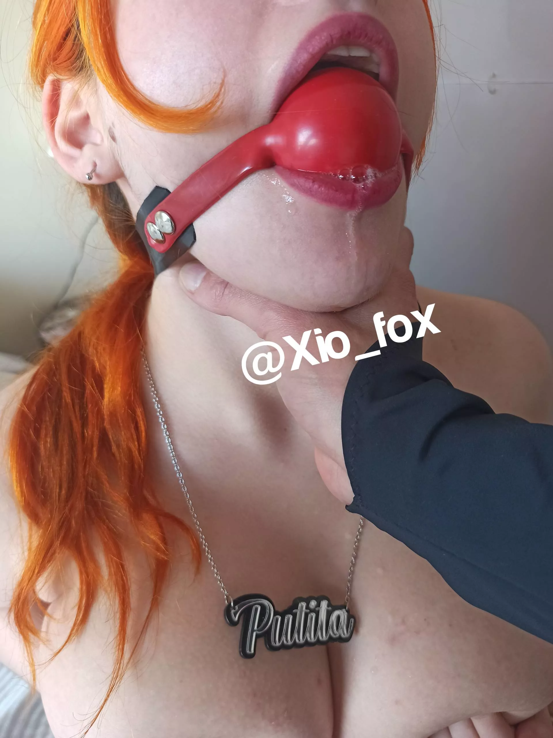 [OC] She looks much better gagged. Don't you think? posted by XioFox