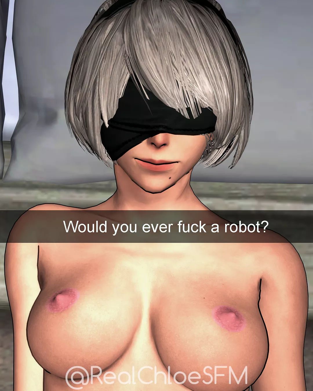 [OC] Would you ever do it? [Nier: Automata] (RealChloeSFM) posted by RealChloeSFM