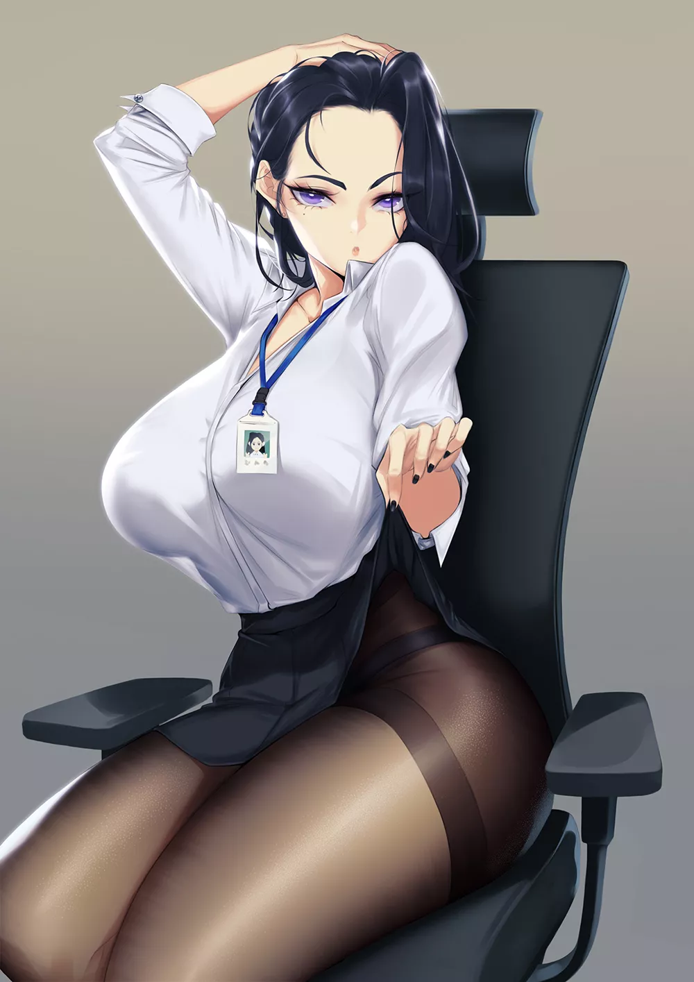 Office lady luring in her next prey posted by ChristianBonifacio1