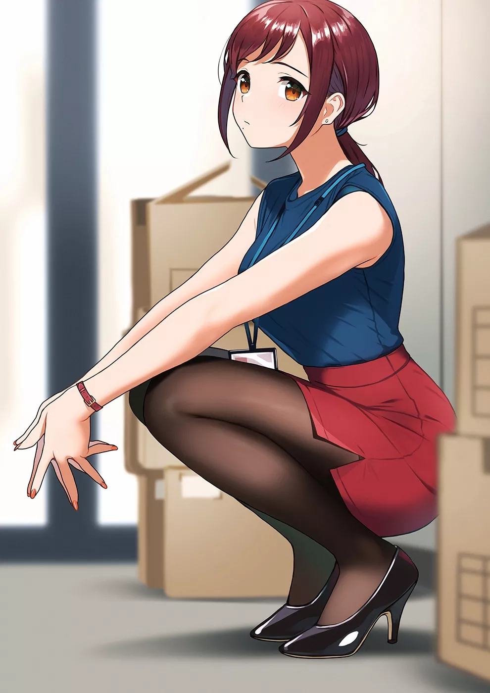 Office Lady [Original] posted by CheetahSperm18