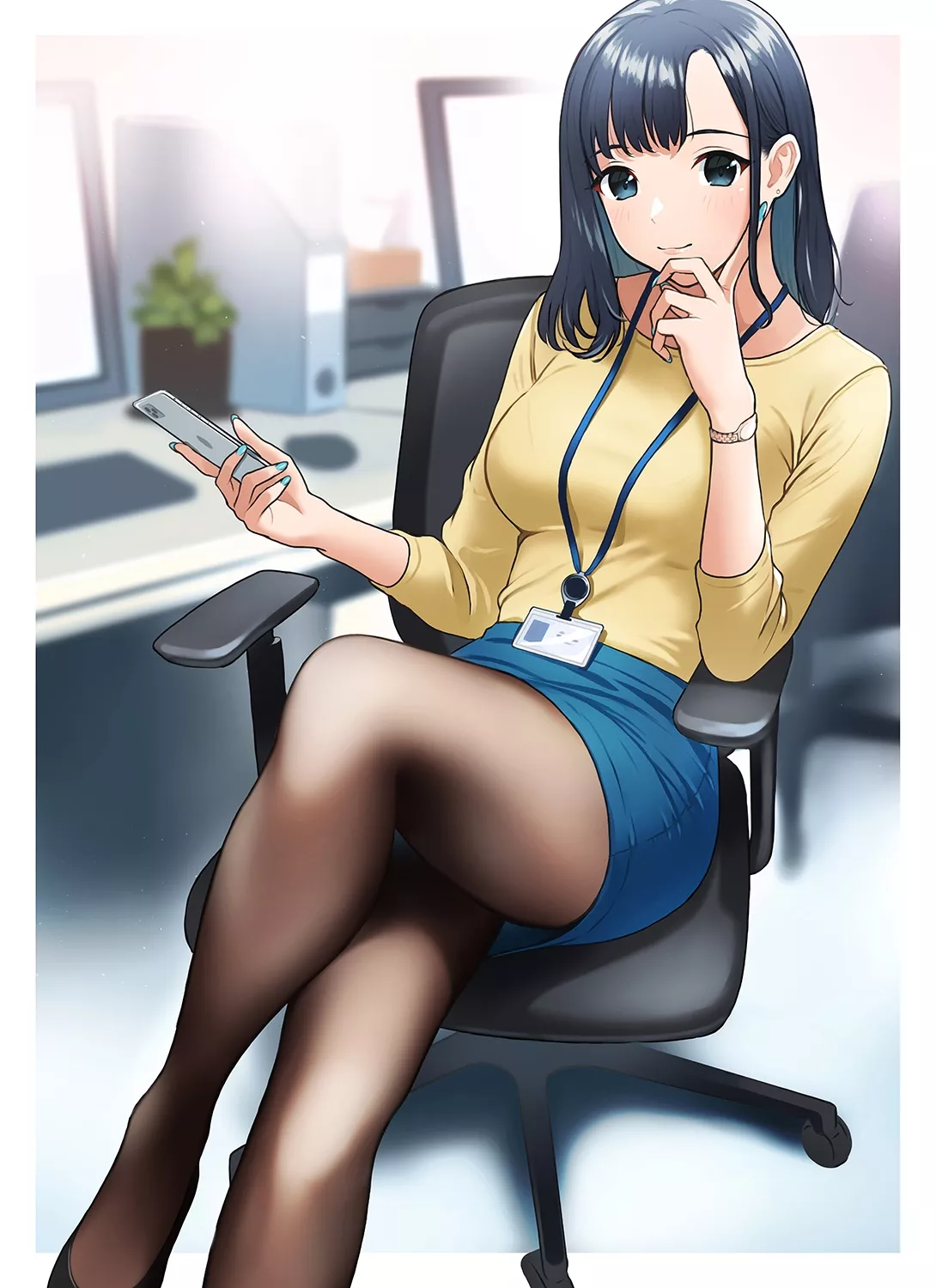 Office Lady [Original] posted by CheetahSperm18