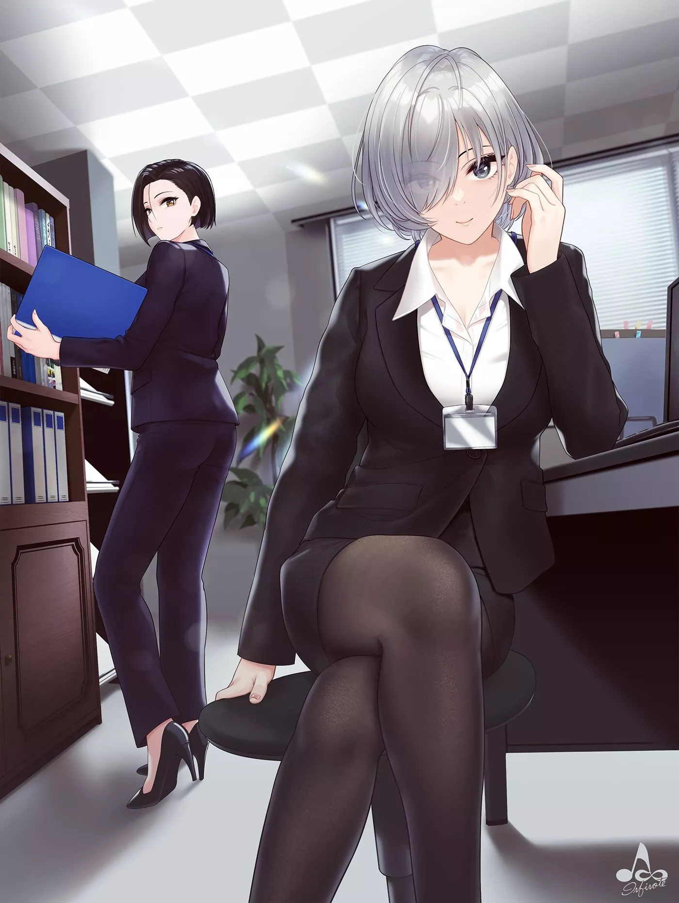 Office Lady [Original] posted by CheetahSperm18