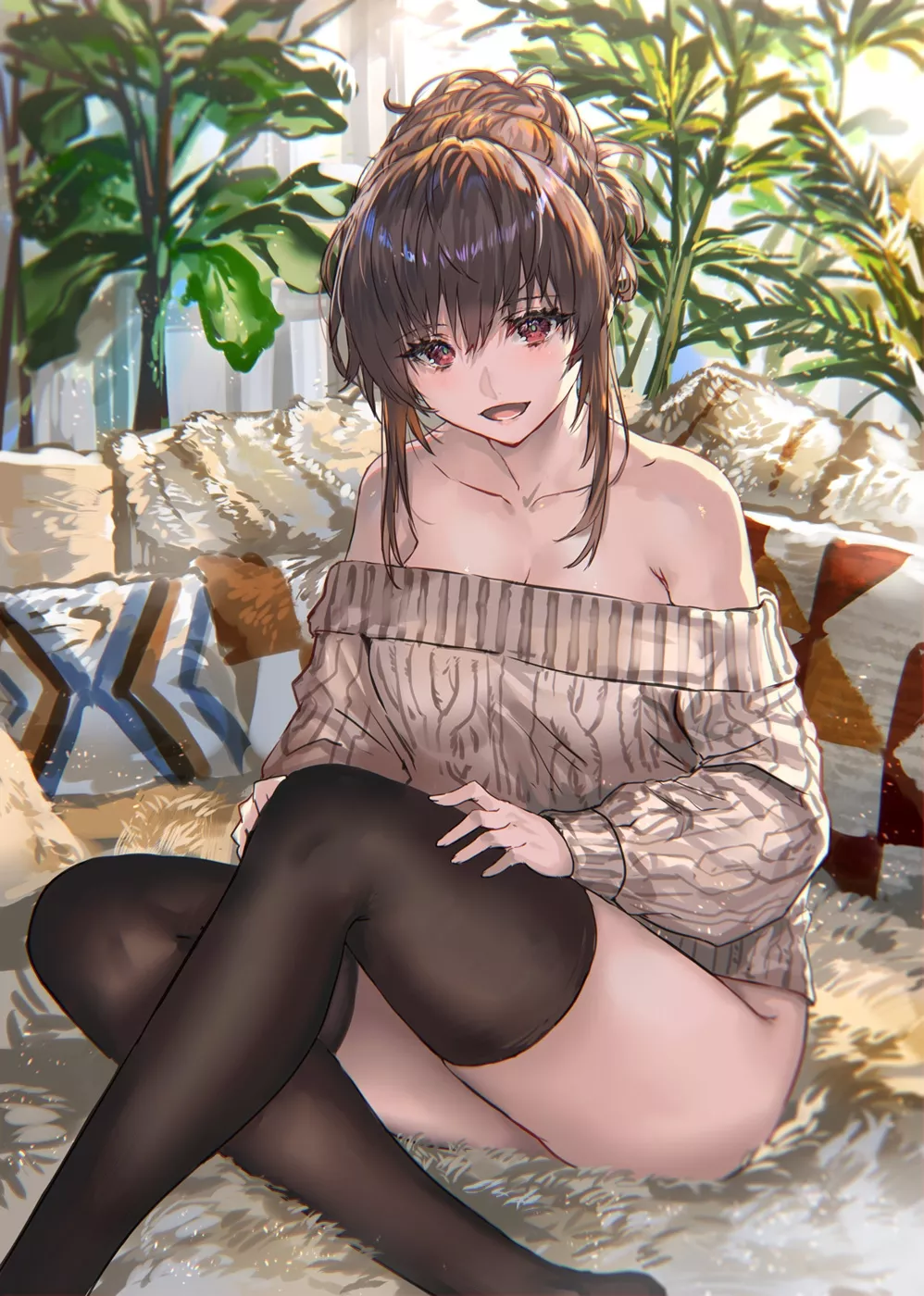 Off-Shoulder Sweater [Original] posted by CheetahSperm18