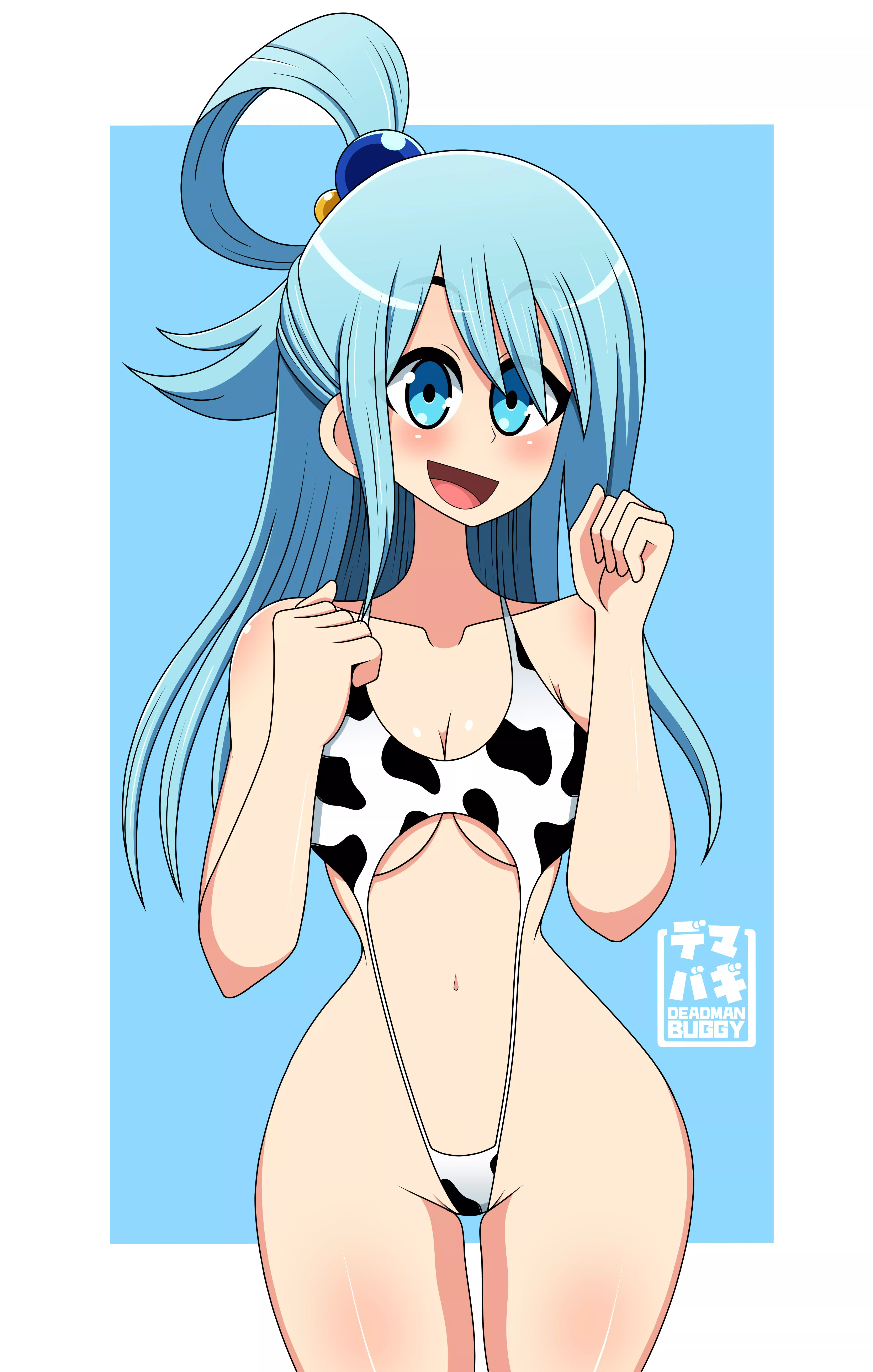 [OG] {Konosuba} Aquas big fat milkers posted by deadmanbuggy