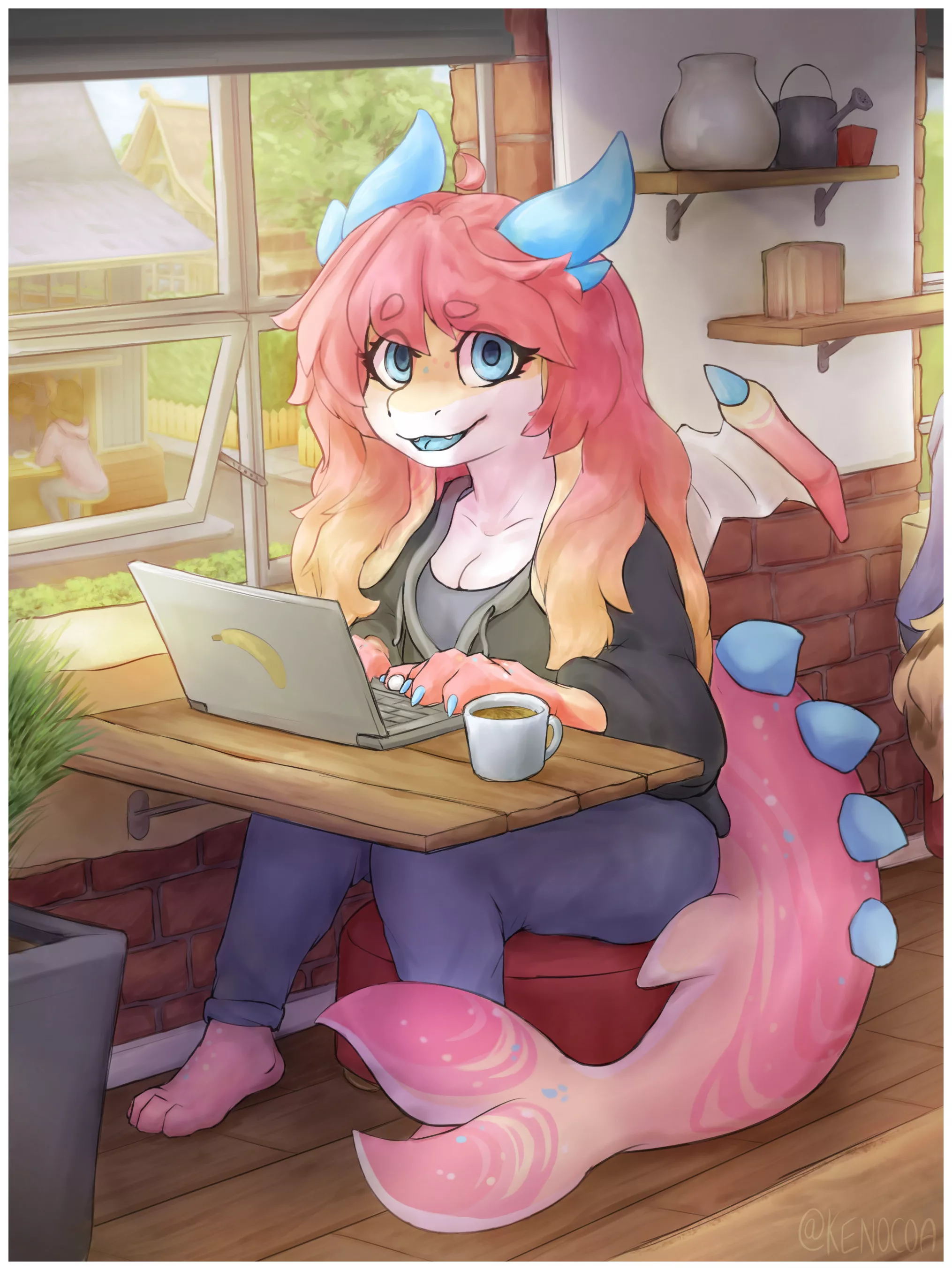 Oh we're from the same uni? Yeah i like mocha's to! [teranen giftart] (by me!) posted by Kenocoa