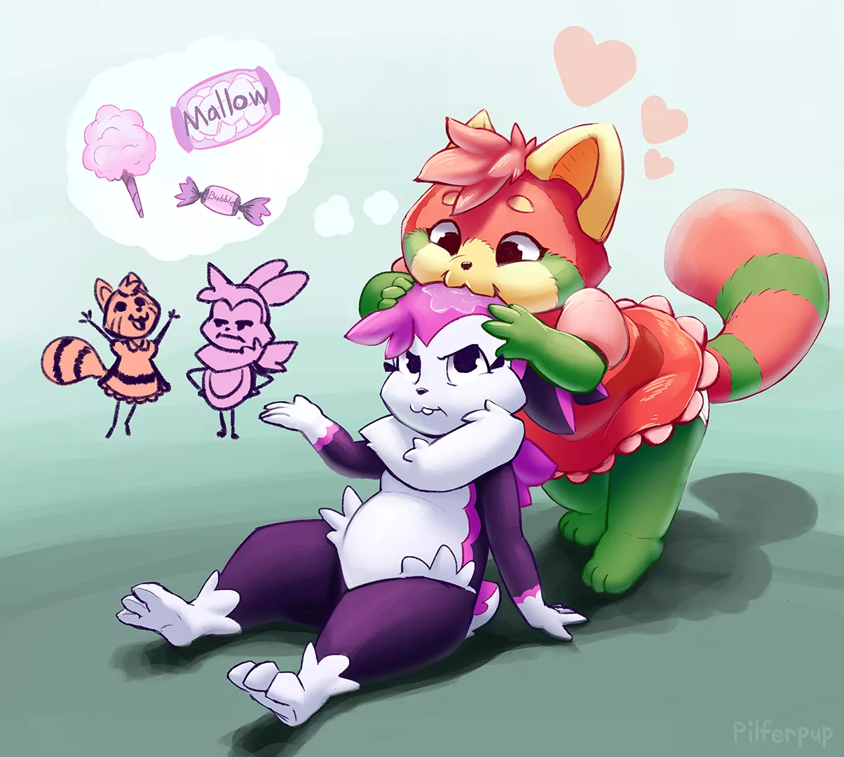 OmNomNom (Art by me, Pilferpup on Youtube) posted by Pilferpup