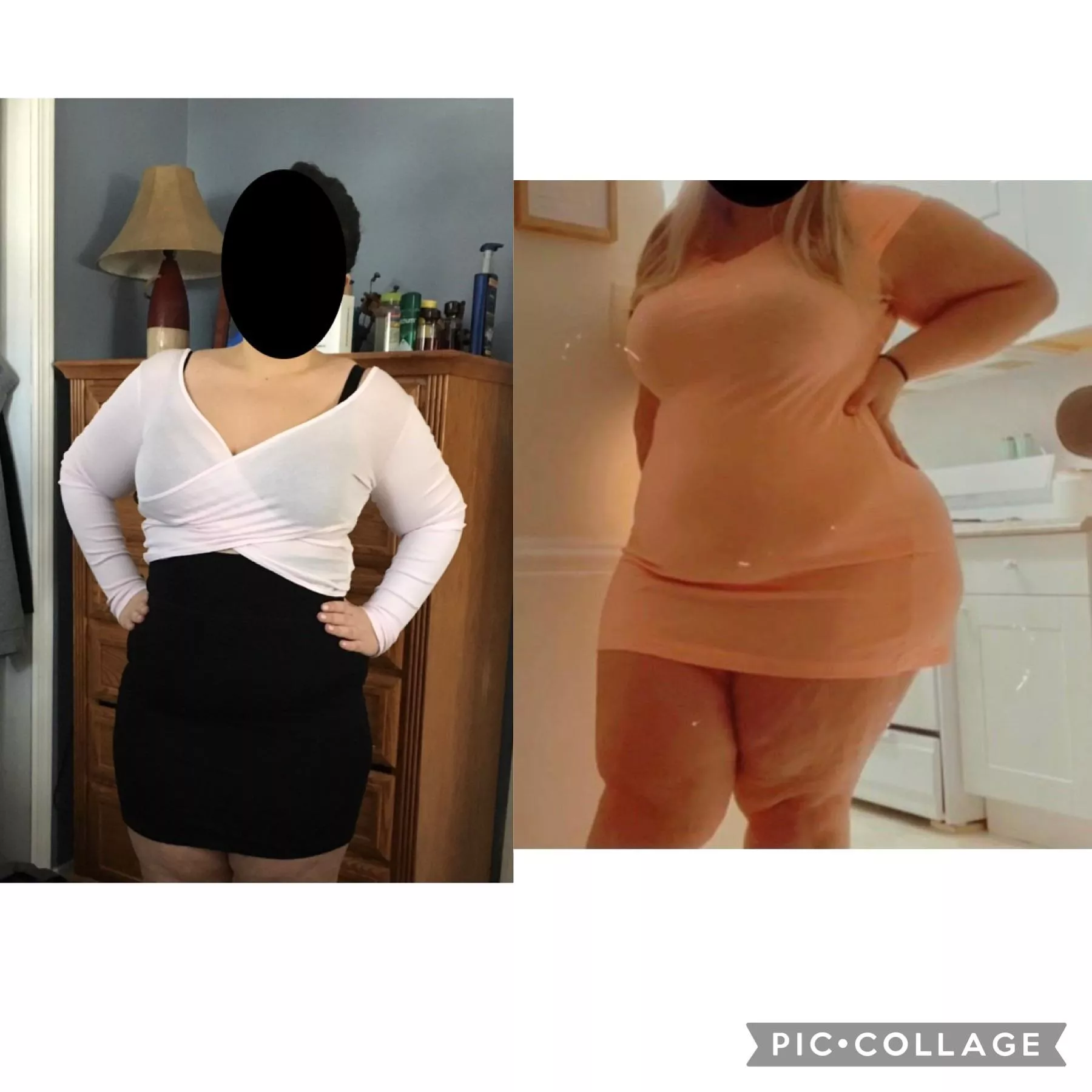 One of my favorite before & afters ðŸ‘ posted by bbwbigbootycutie