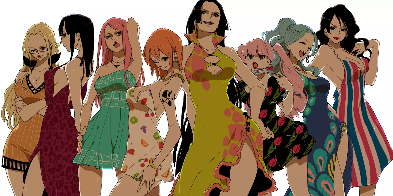 One Piece Girls by (えびも) posted by StazCherryBlood