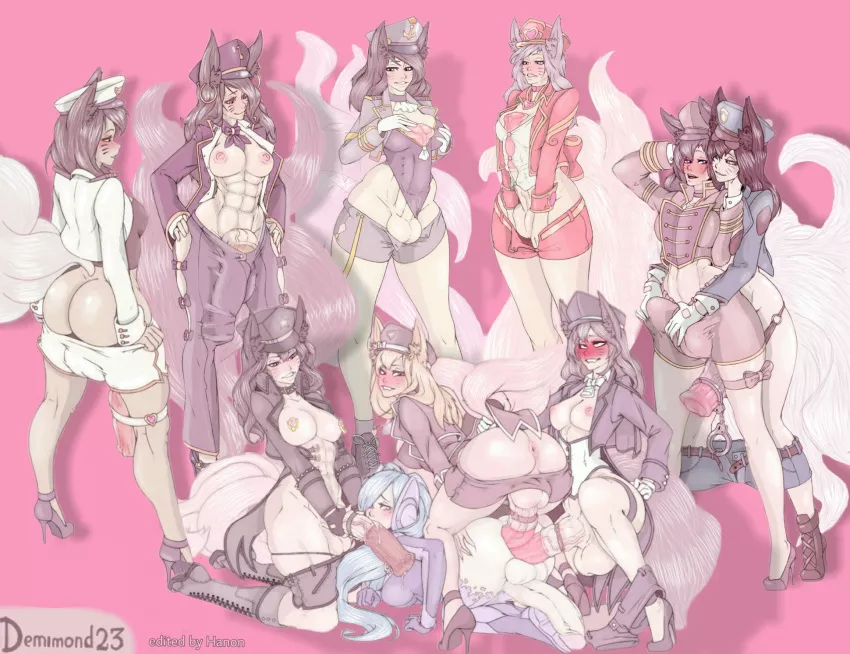 One Sona for a dozen of Popstar Ahri (Demimond) posted by Angelenddevil