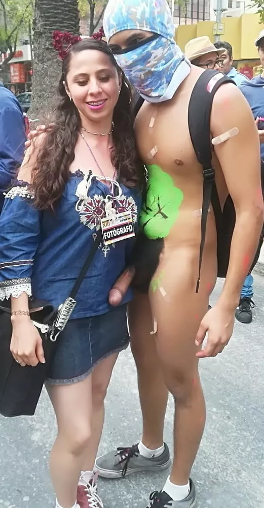 One who acutally let press it against her! (WNBR Philly) posted by Tree_Forest95_pt2