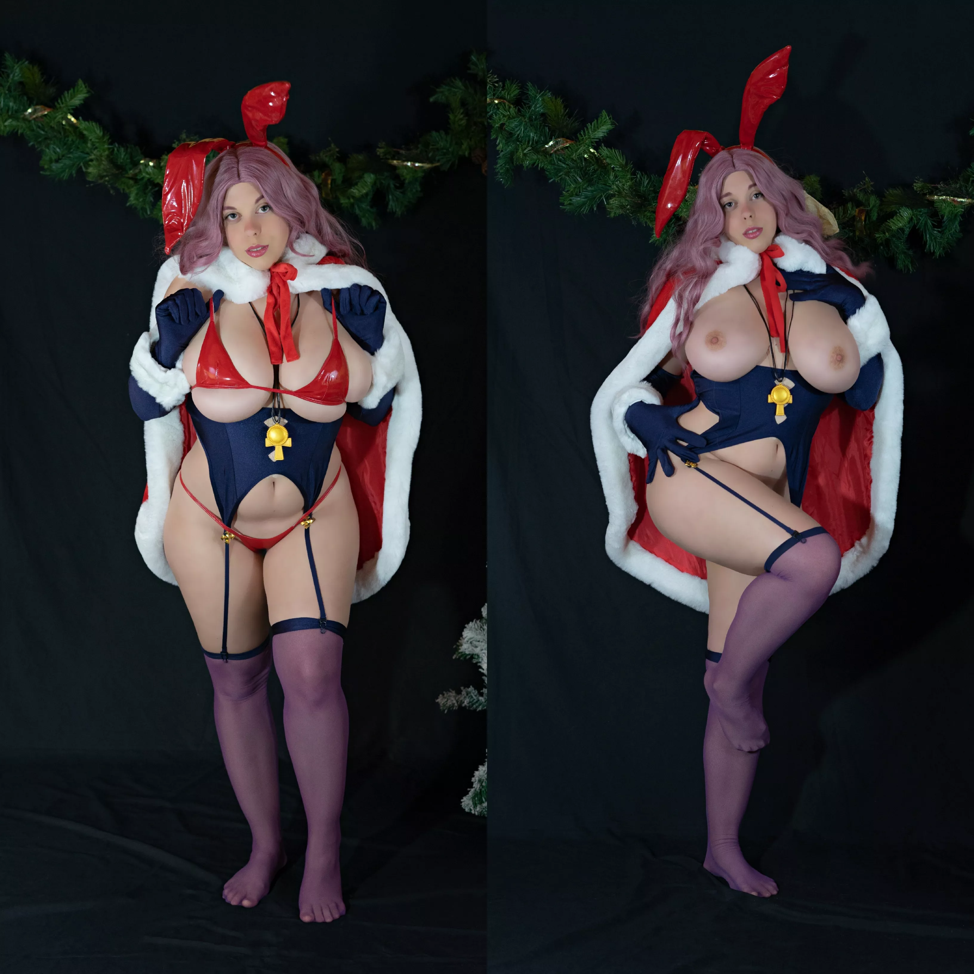 ON/OFF Rossela -The Christmas Bunny- (Oc) by MeiMoeCosplay posted by MeiMoeCosplay