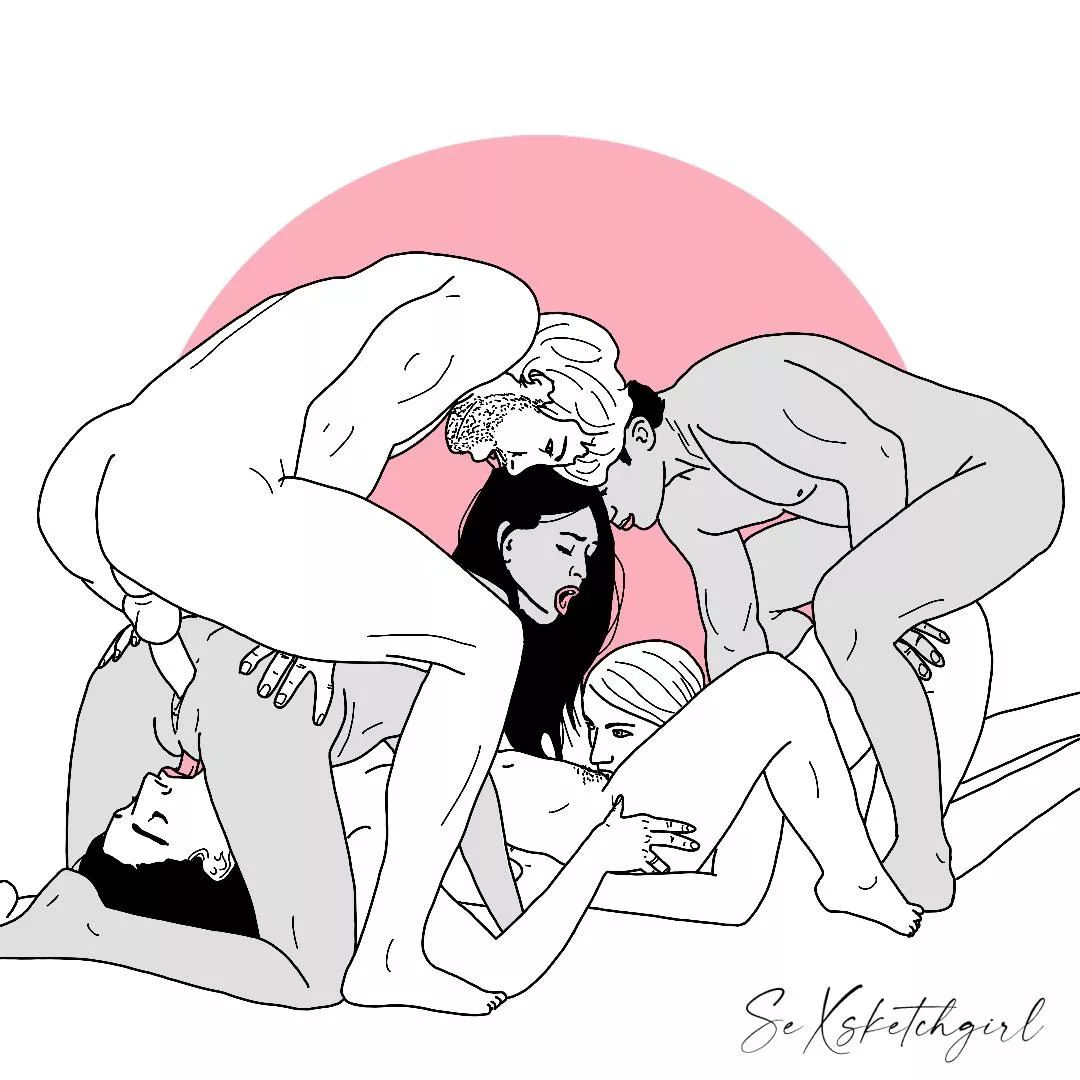 Orgy (by Sexsketchgirl) posted by New-Sexsketchgirl